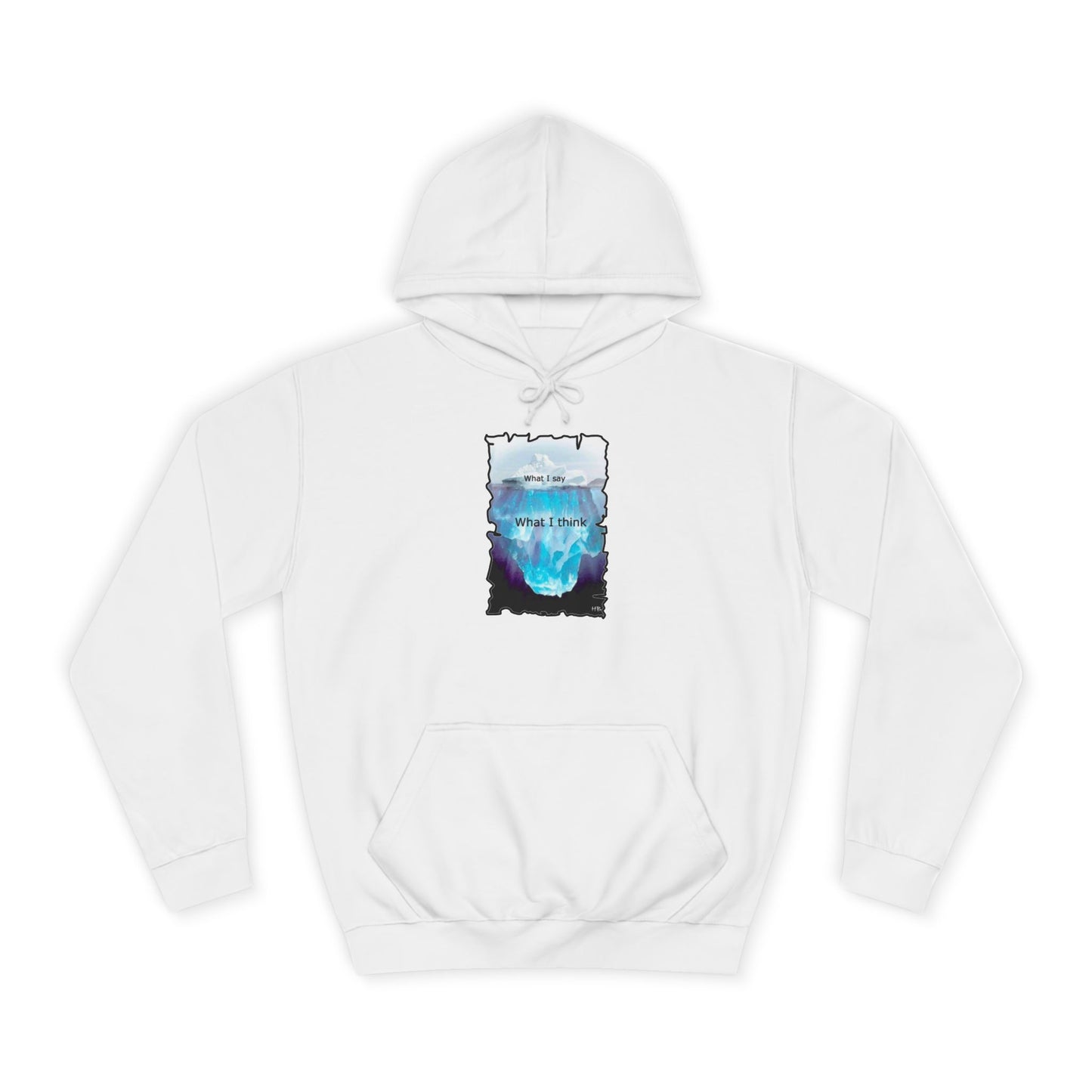 Below the Surface Veiled Verbalization (Hoodie - Cozy and Durable)