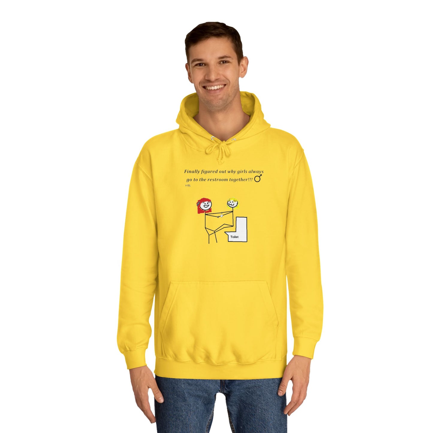 Get Yours Now -- Humorous Restroom Companions Revelations (Hoodie - Cozy and Durable)