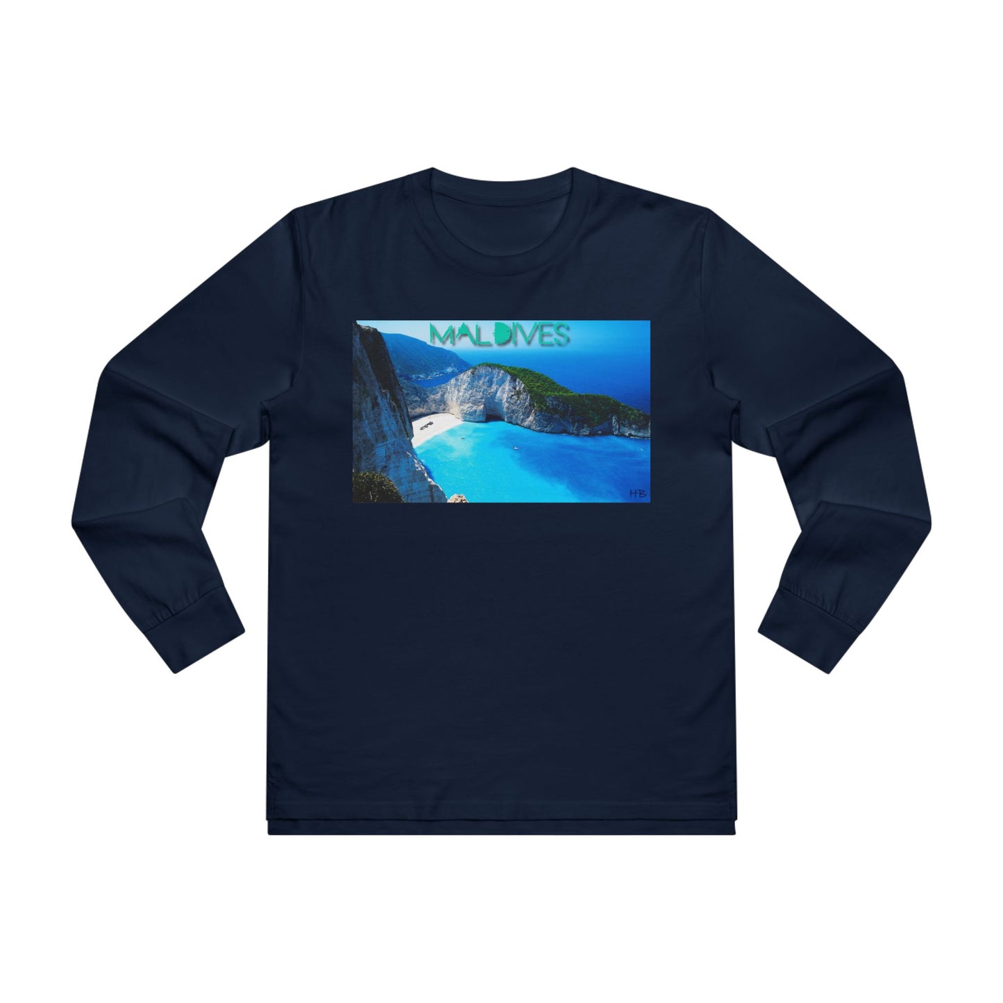 Get Yours Now -- Paradise Found in the Maldives Marvel (Men's Base Longsleeve Tee - All-Season Wear)