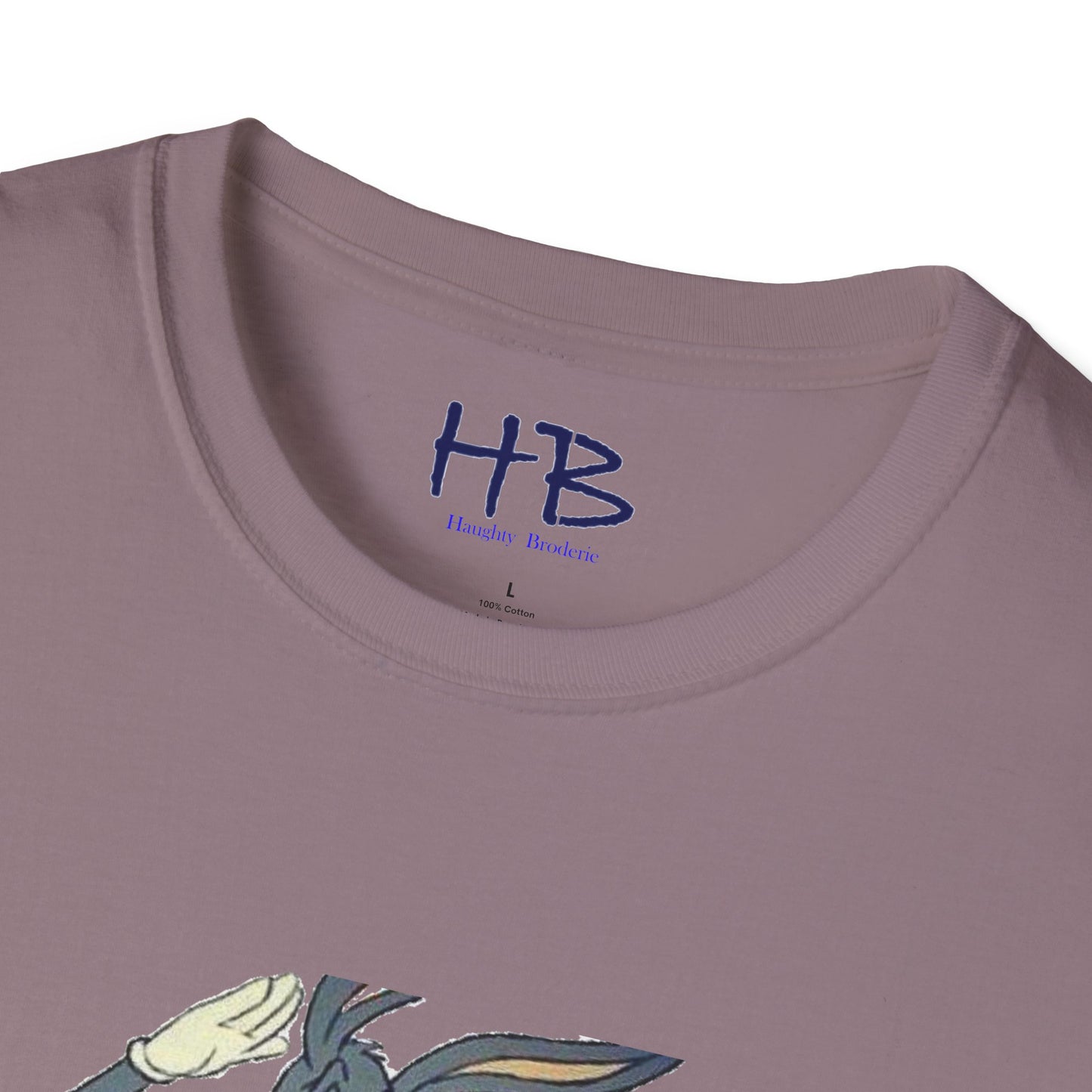 Bugs being playful with his bunny lady