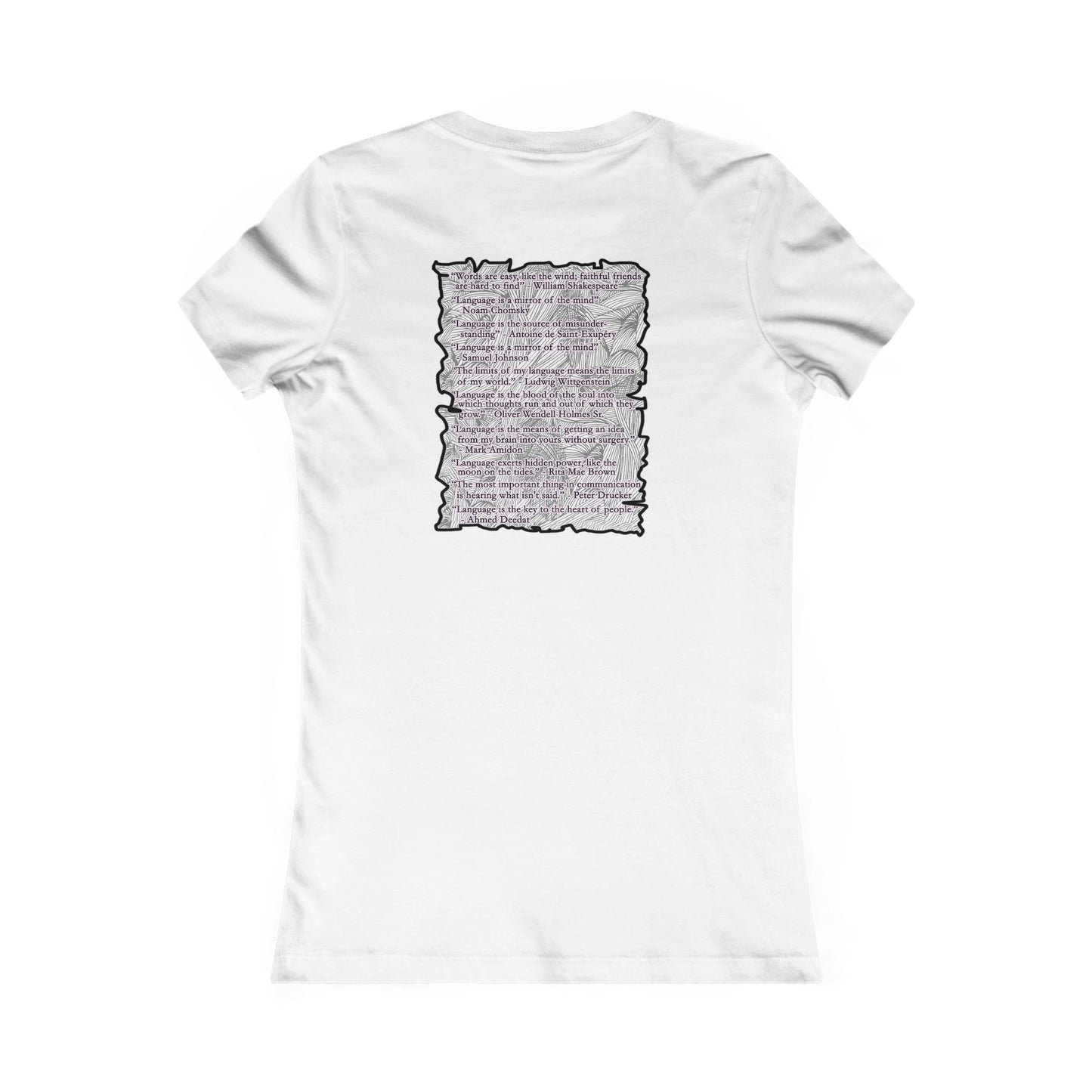 Different words which are spelled out to describe the opposite of it!! (Women - Premium Cotton Tee)