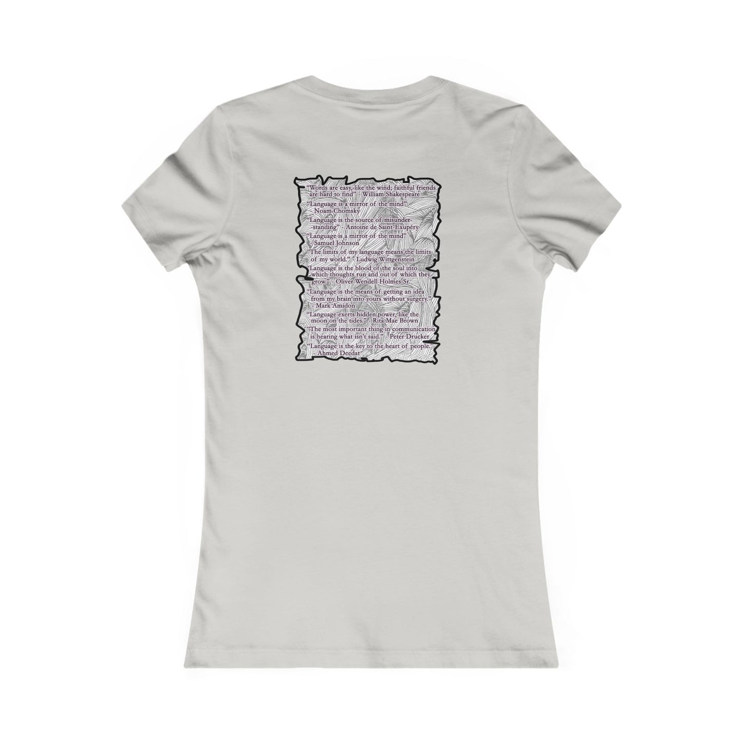 Different words which are spelled out to describe the opposite of it!! (Women - Premium Cotton Tee)
