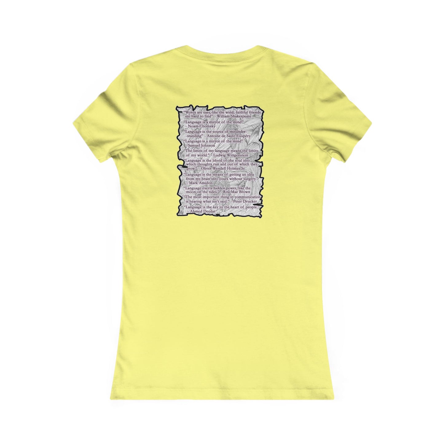 Different words which are spelled out to describe the opposite of it!! (Women - Premium Cotton Tee)