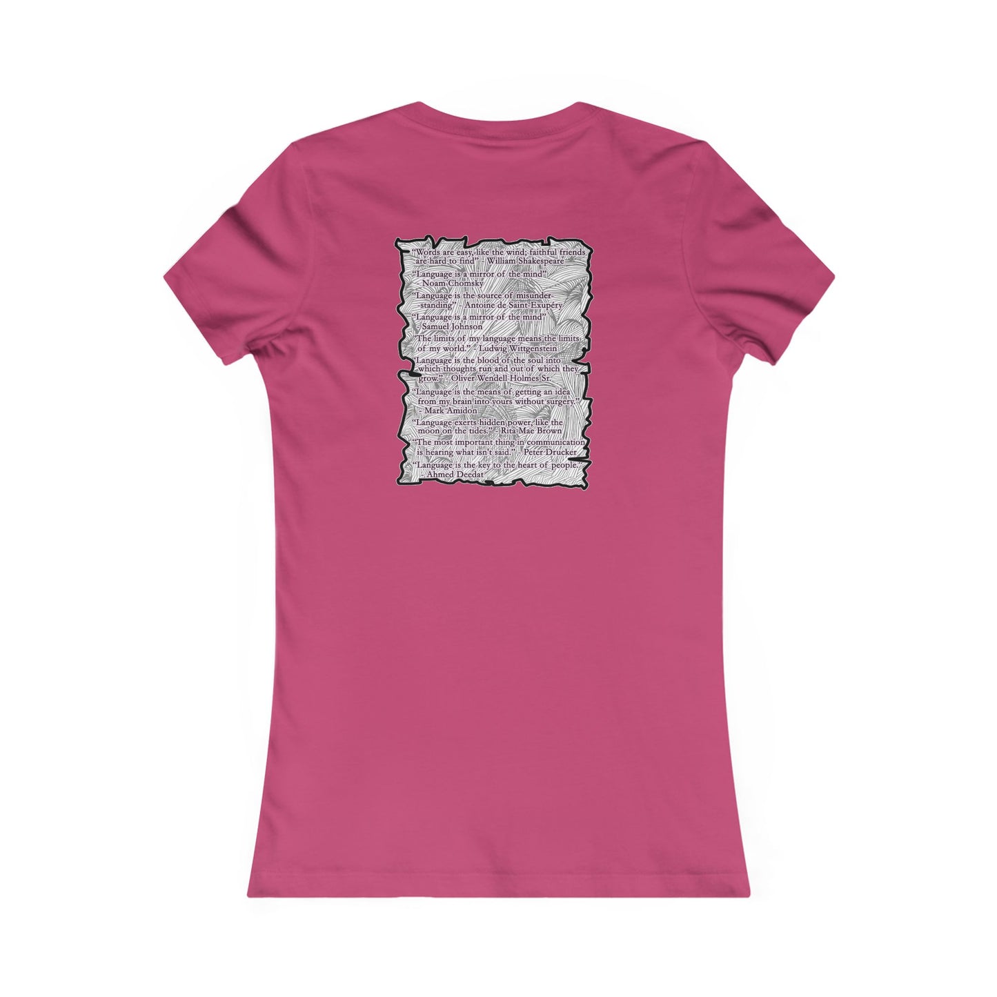 Different words which are spelled out to describe the opposite of it!! (Women - Premium Cotton Tee)