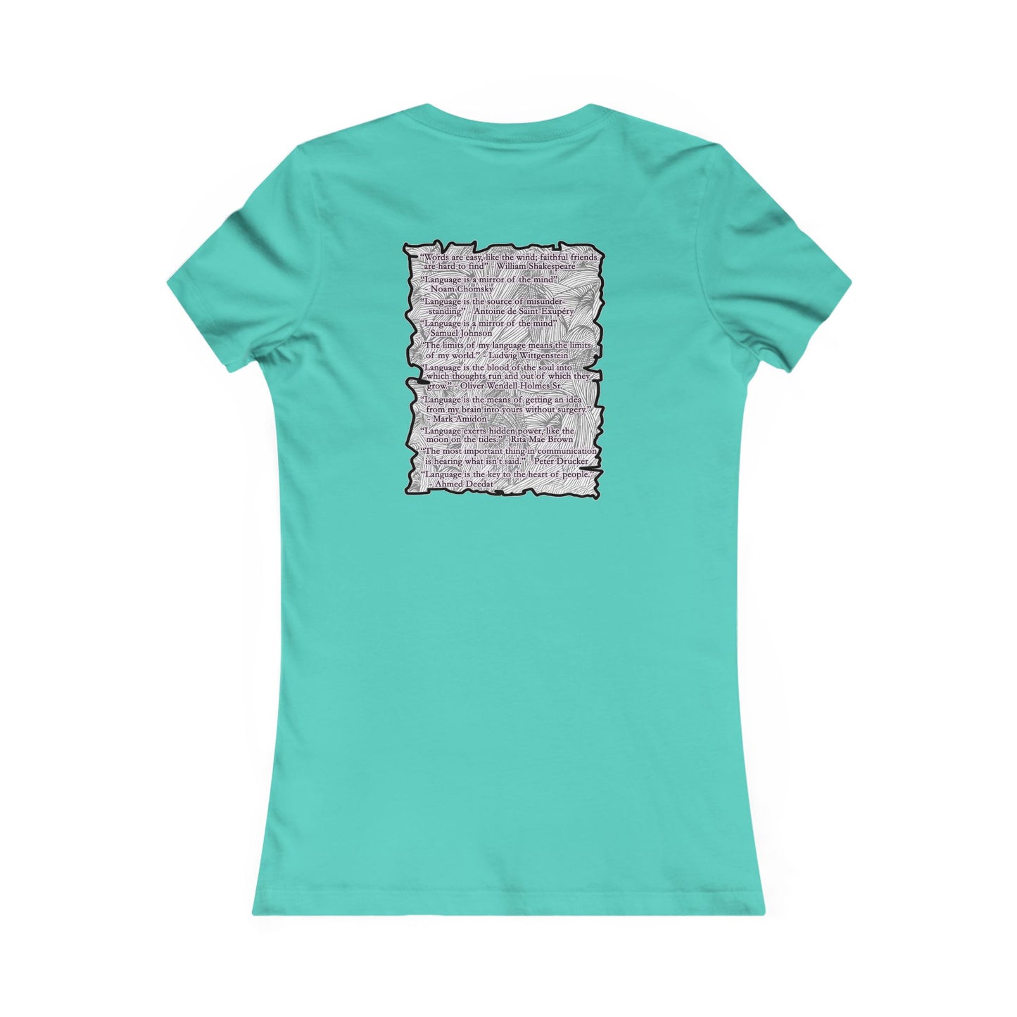 Different words which are spelled out to describe the opposite of it!! (Women - Premium Cotton Tee)