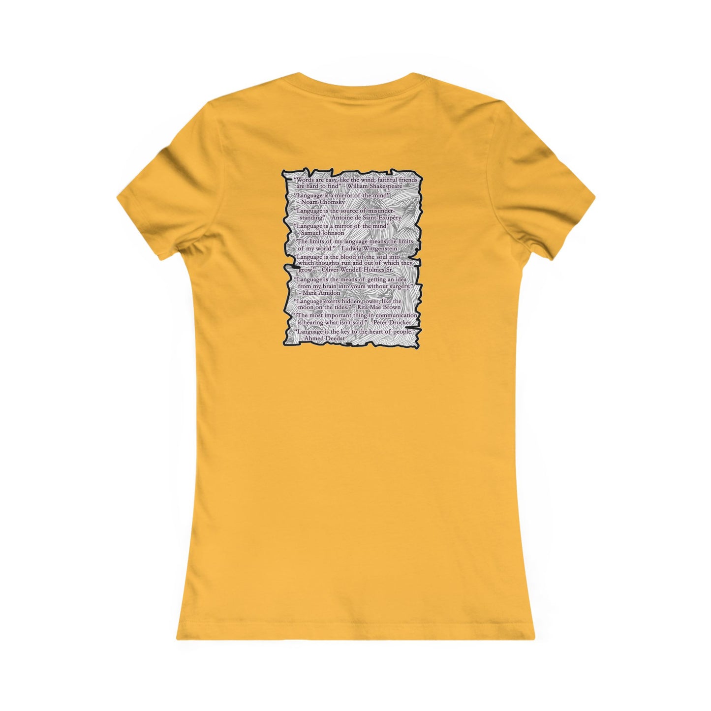 Different words which are spelled out to describe the opposite of it!! (Women - Premium Cotton Tee)