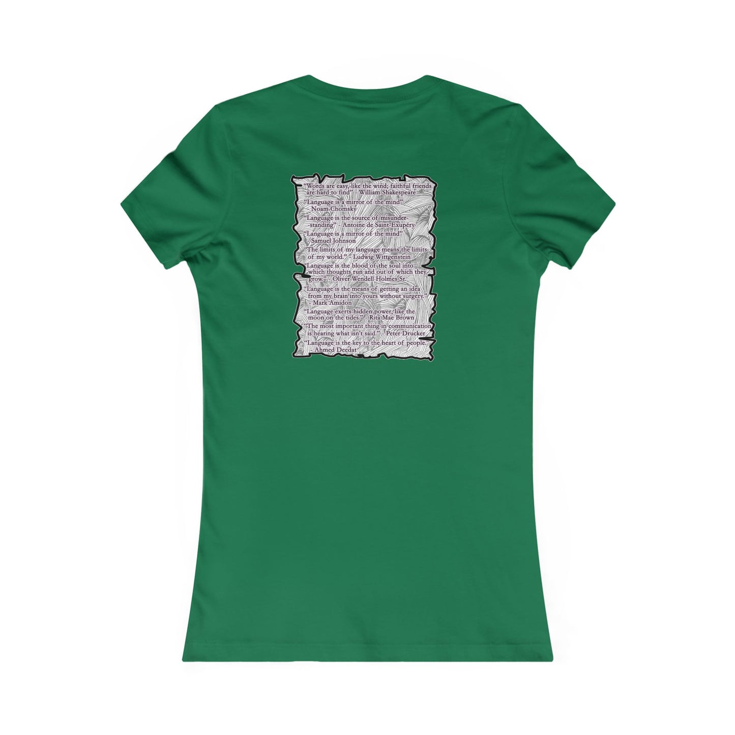 Different words which are spelled out to describe the opposite of it!! (Women - Premium Cotton Tee)
