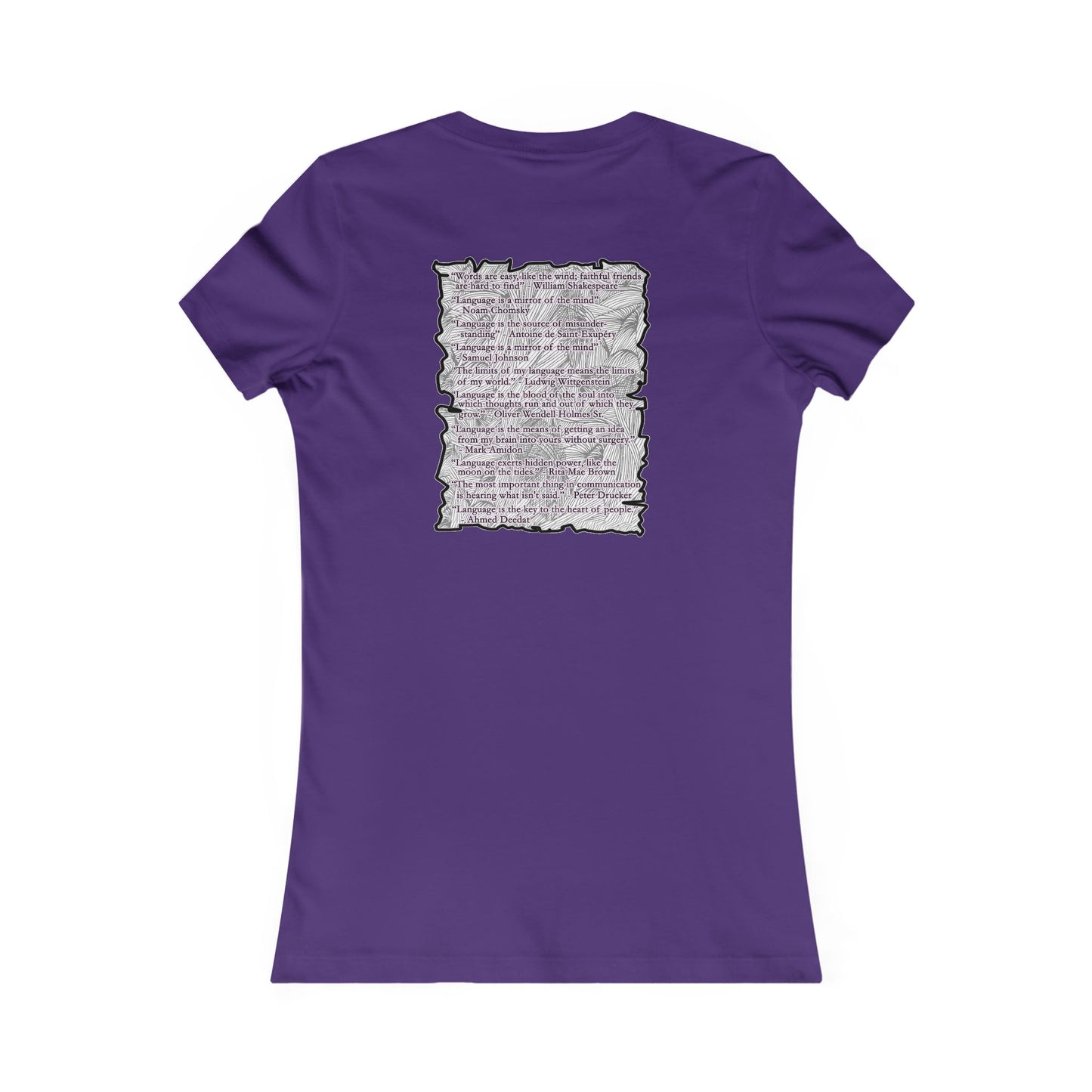 Different words which are spelled out to describe the opposite of it!! (Women - Premium Cotton Tee)