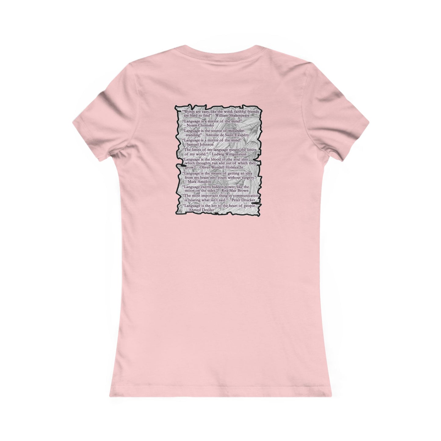 Different words which are spelled out to describe the opposite of it!! (Women - Premium Cotton Tee)
