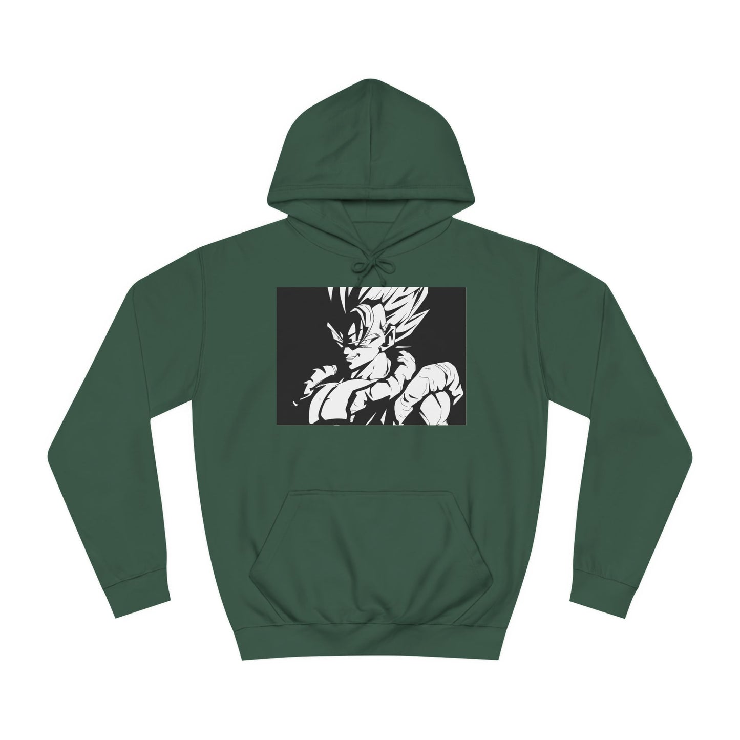 Get Yours Now -- Japanese Superhero anime in black and white (Hoodie - Cozy and Durable)