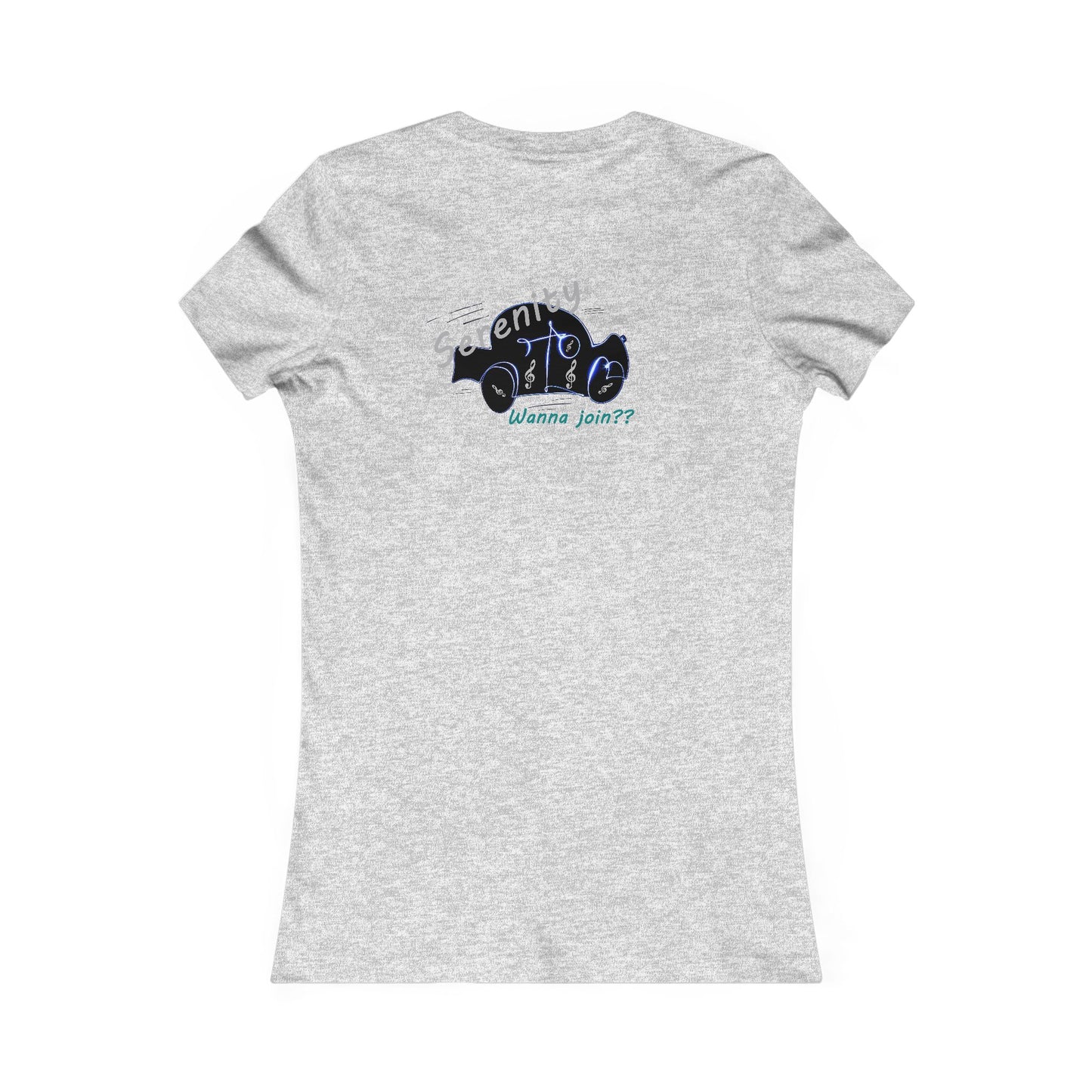 Car rides by yourself with LOUD music is good for the soul. Serenity. WANNA JOIN??? (Women - Premium Cotton Tee)