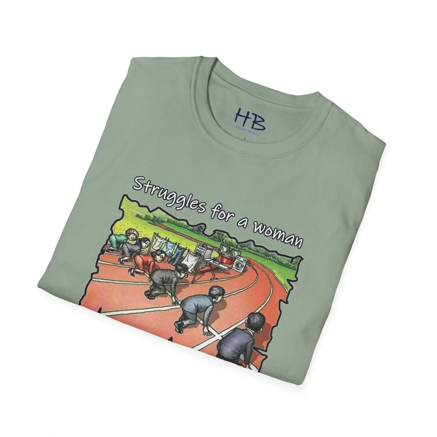 Empowerment in Motion Paving the Path; Championing Women's Journeys Equality in Every Stitch Struggling Silhouettes using A Feminist Allegory