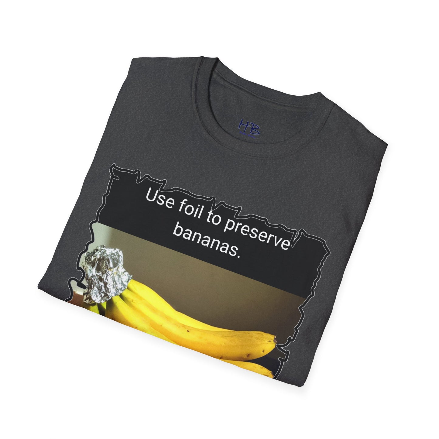 Use foil to preserve a banana