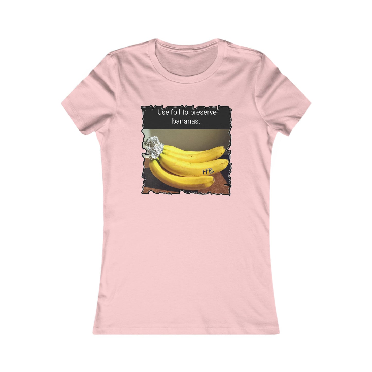 Use foil to preserve a banana (Women - Premium Cotton Tee)