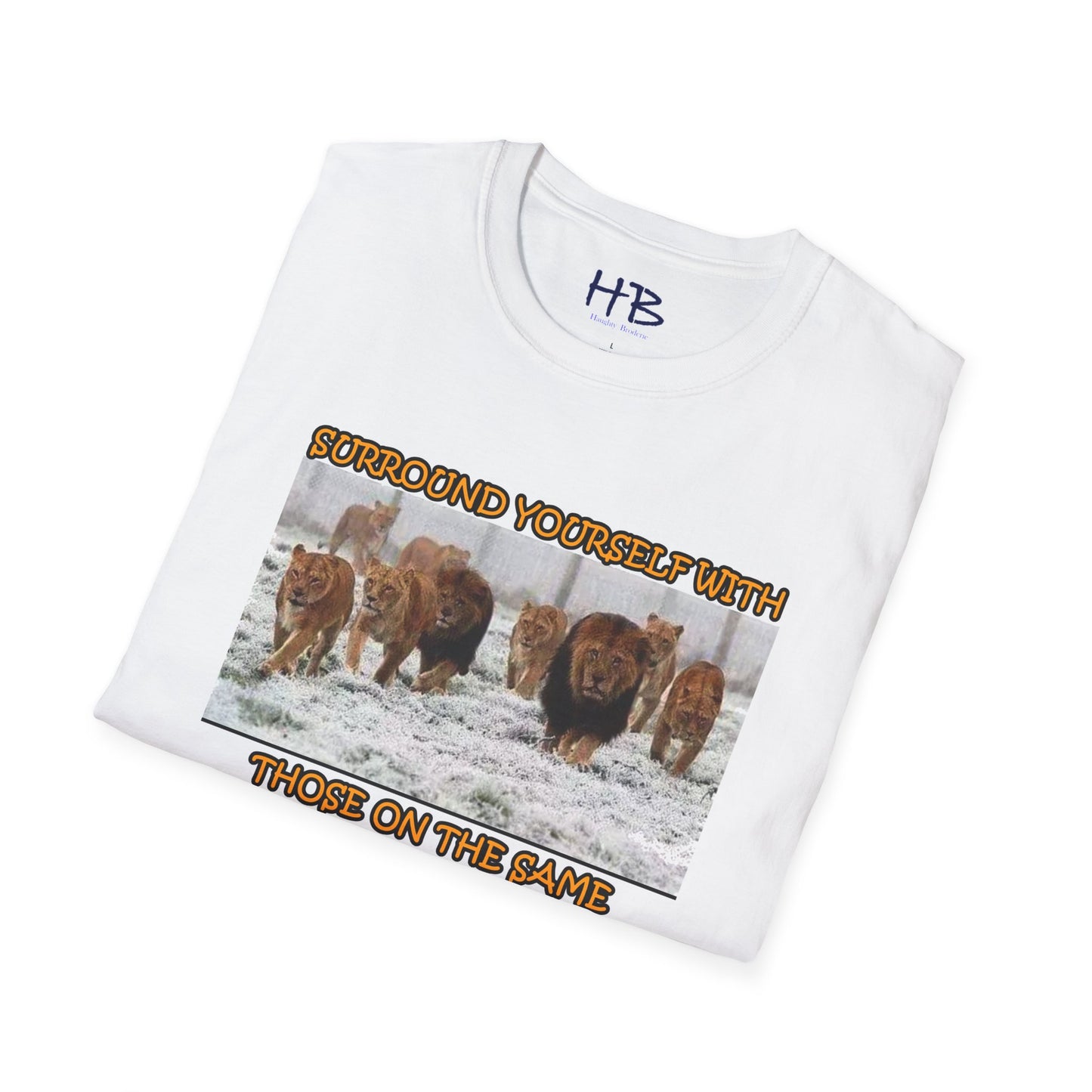 Roaring Unity A Herd of Lions on a Snowy Path: Embarking on a Common Mission Strength in Numbers