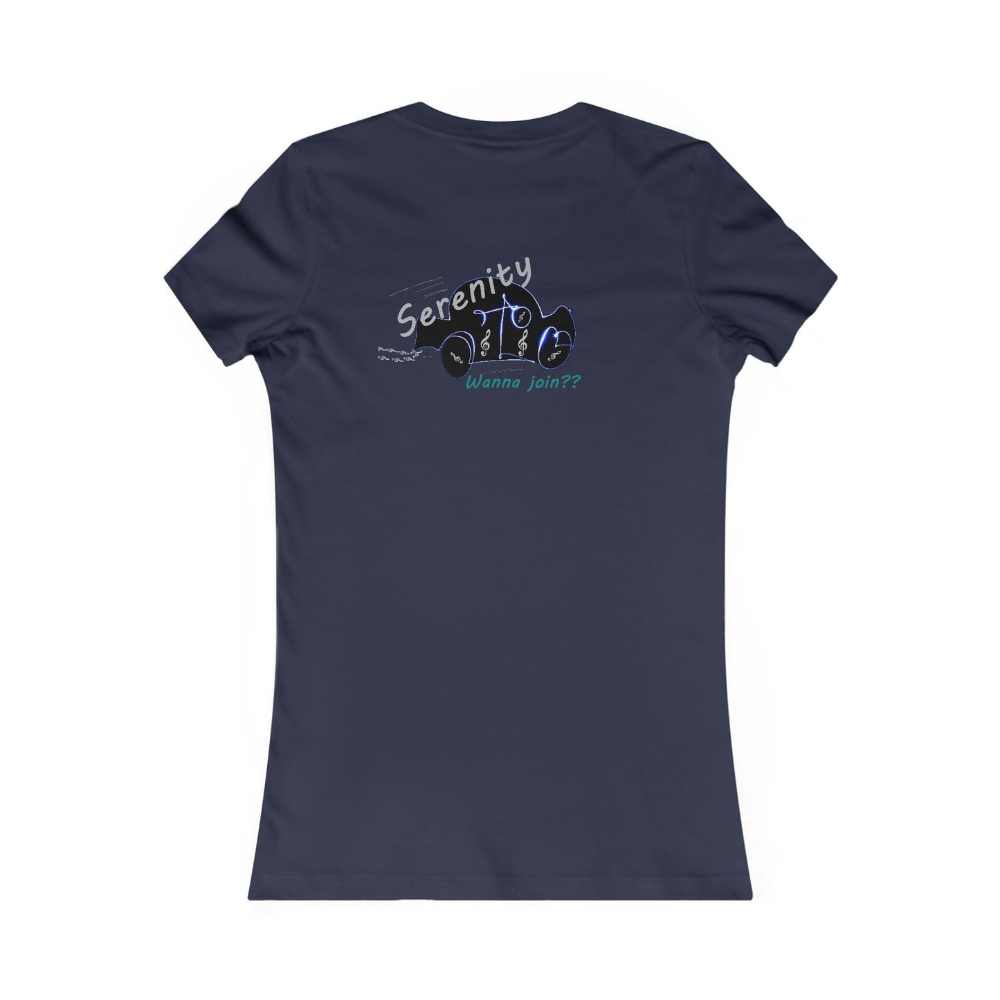 Car rides by yourself with LOUD music is good for the soul. Serenity. WANNA JOIN??? (Women - Premium Cotton Tee)