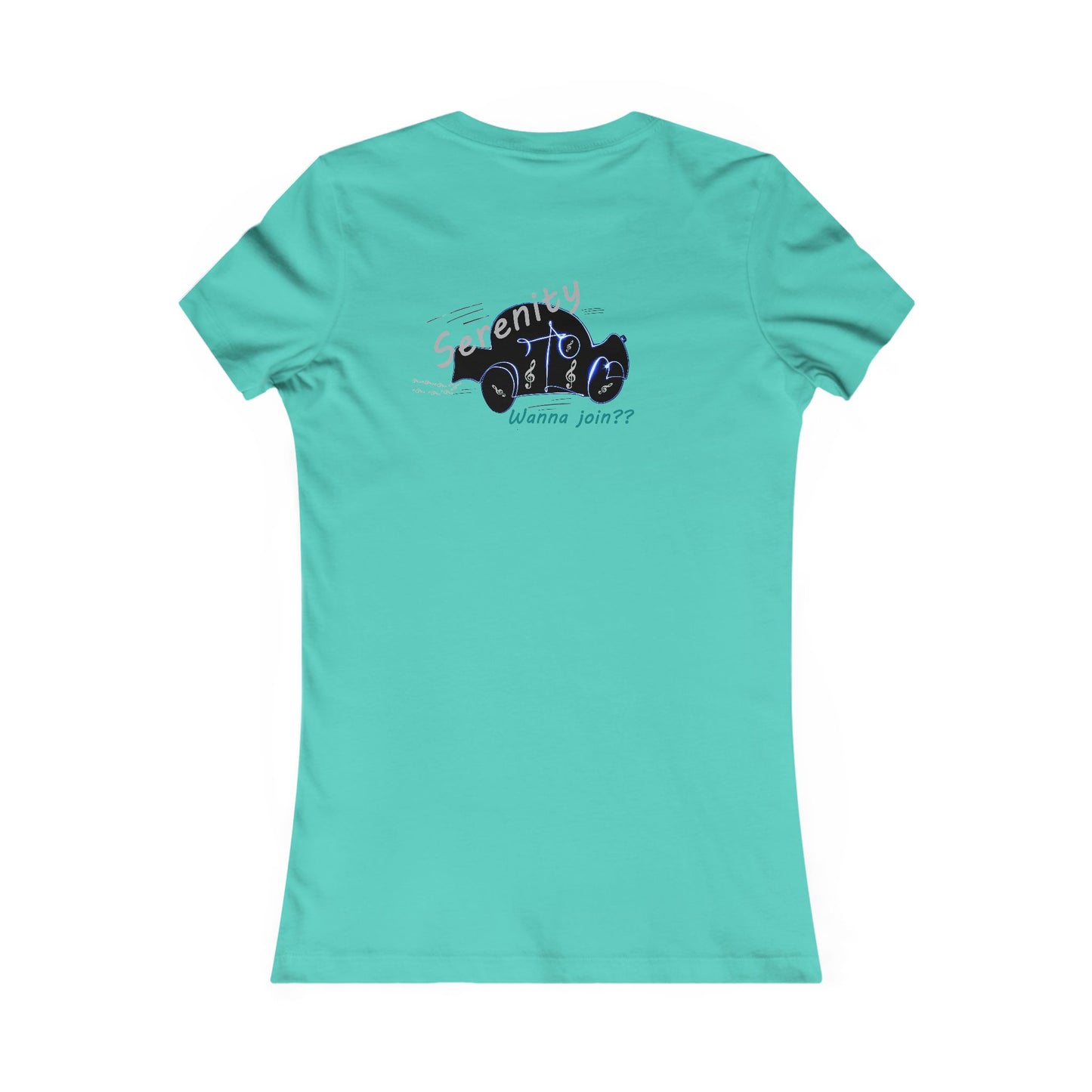 Car rides by yourself with LOUD music is good for the soul. Serenity. WANNA JOIN??? (Women - Premium Cotton Tee)