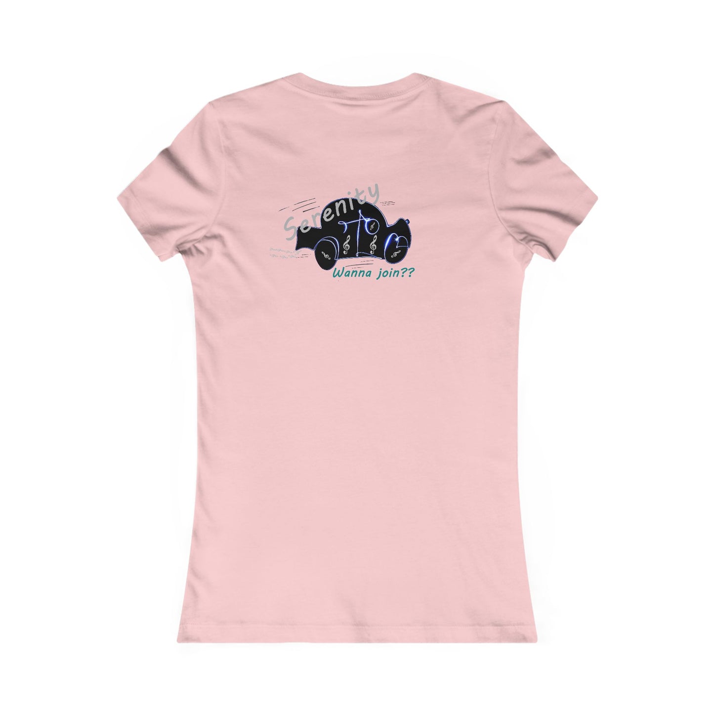 Car rides by yourself with LOUD music is good for the soul. Serenity. WANNA JOIN??? (Women - Premium Cotton Tee)