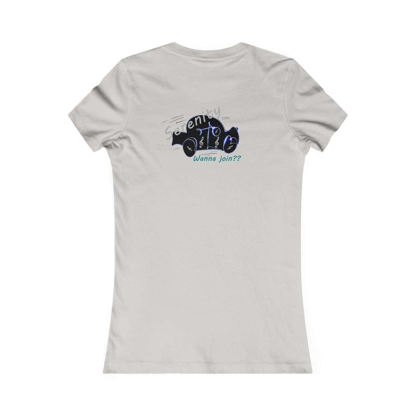 Car rides by yourself with LOUD music is good for the soul. Serenity. WANNA JOIN??? (Women - Premium Cotton Tee)