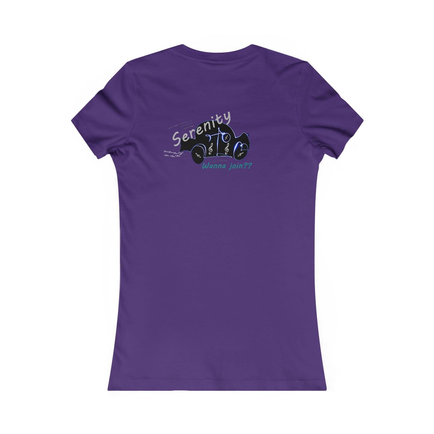 Car rides by yourself with LOUD music is good for the soul. Serenity. WANNA JOIN??? (Women - Premium Cotton Tee)