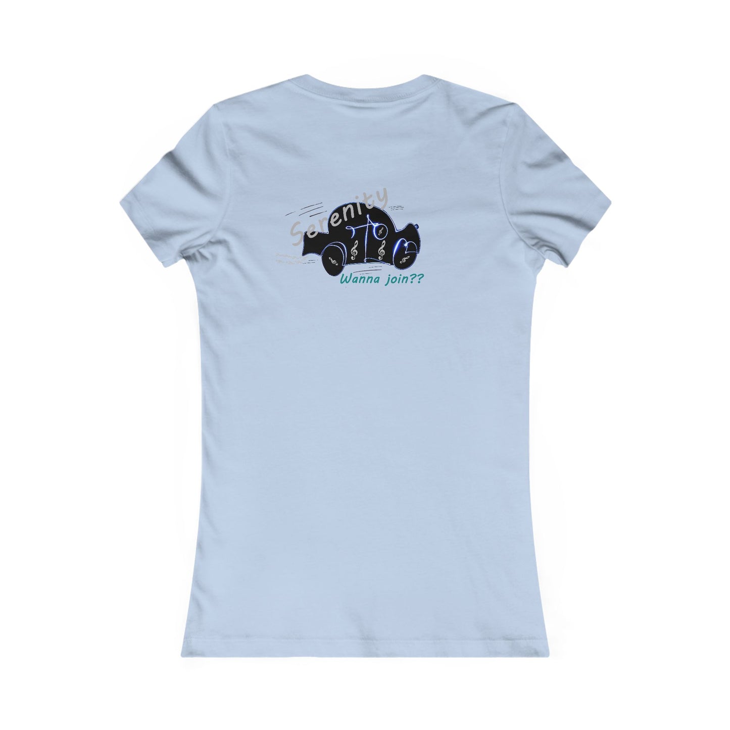 Car rides by yourself with LOUD music is good for the soul. Serenity. WANNA JOIN??? (Women - Premium Cotton Tee)