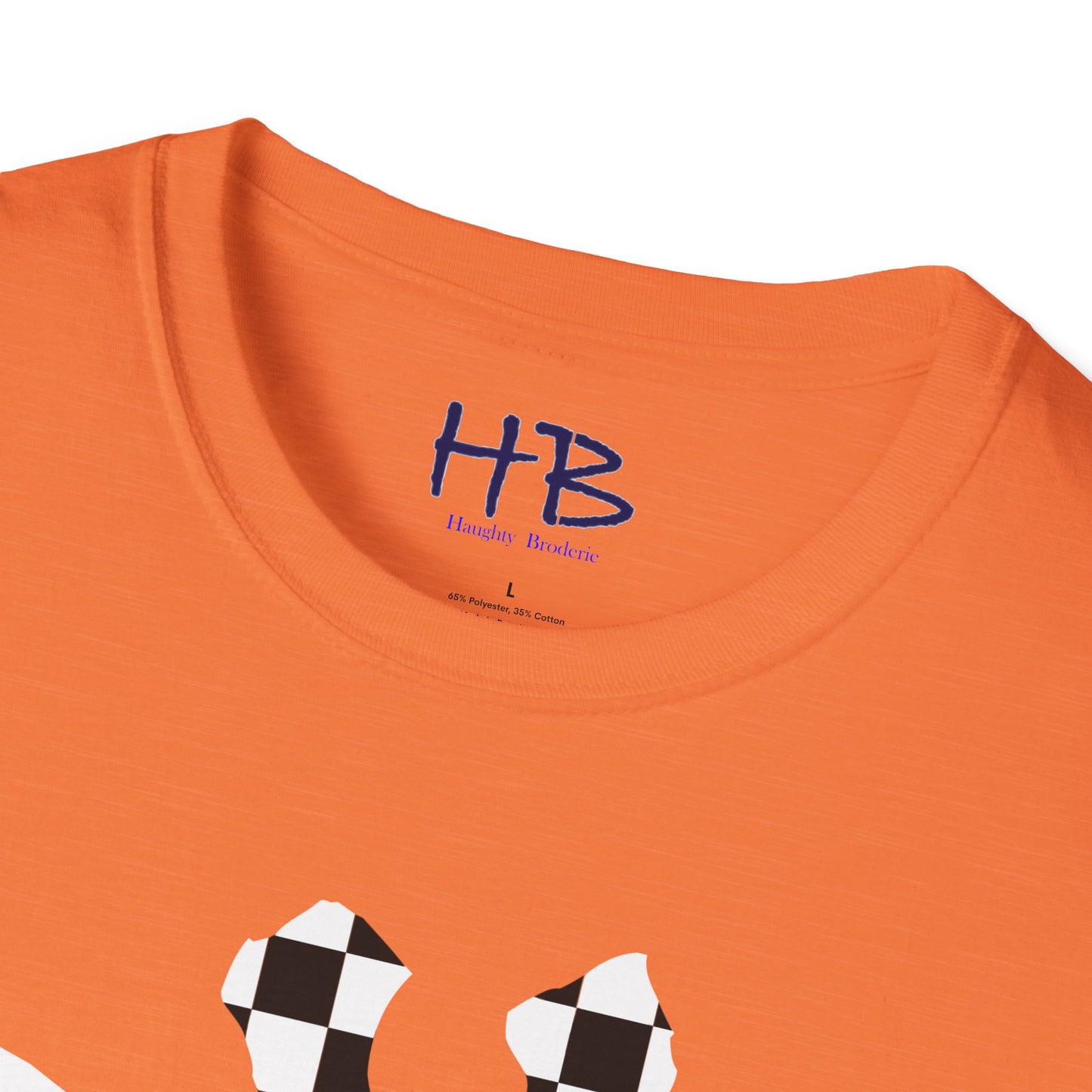 Graceful Heights: The Refined Checkered Giraffe Garment