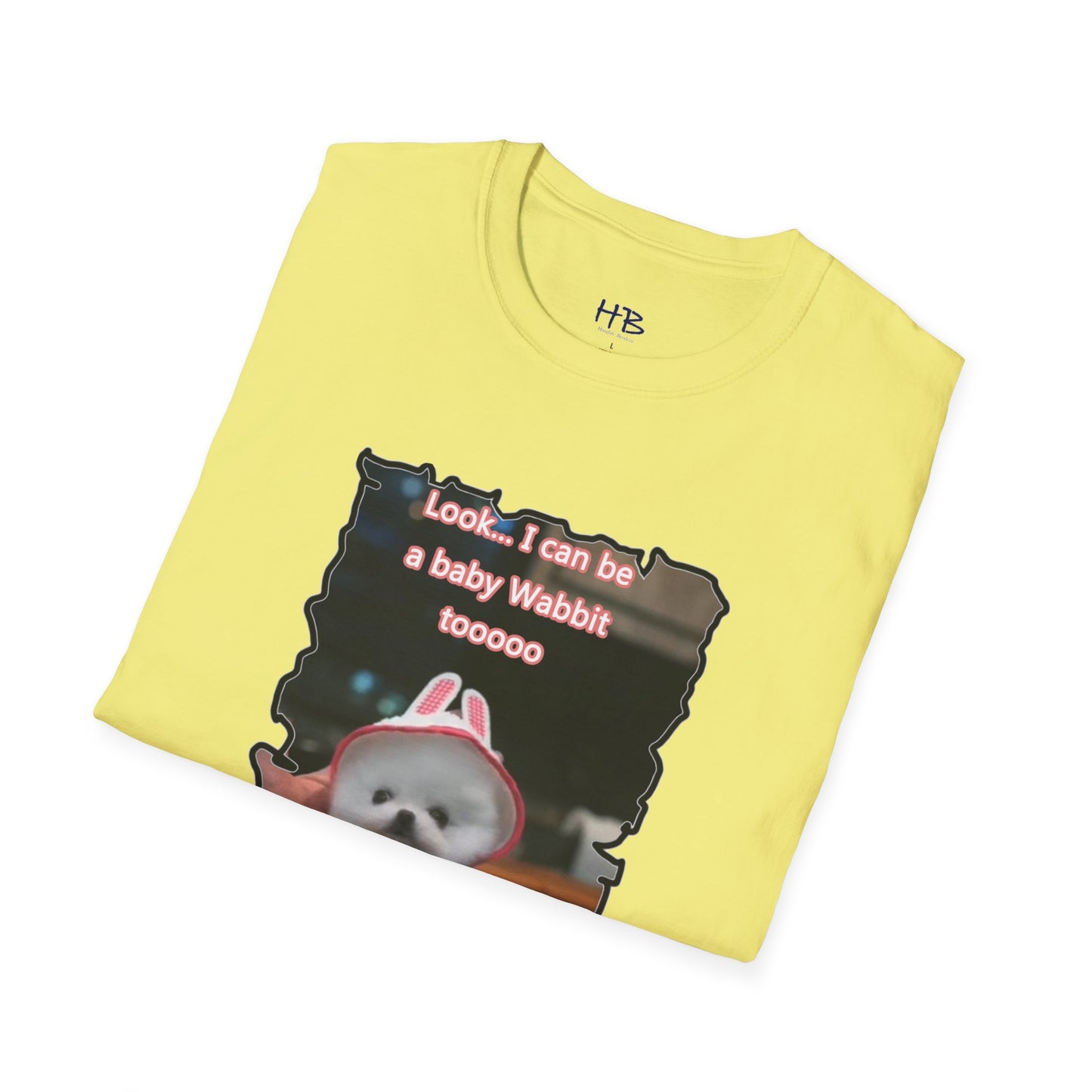 Bichon Maltese puppy dressed in a cute rabbit costume