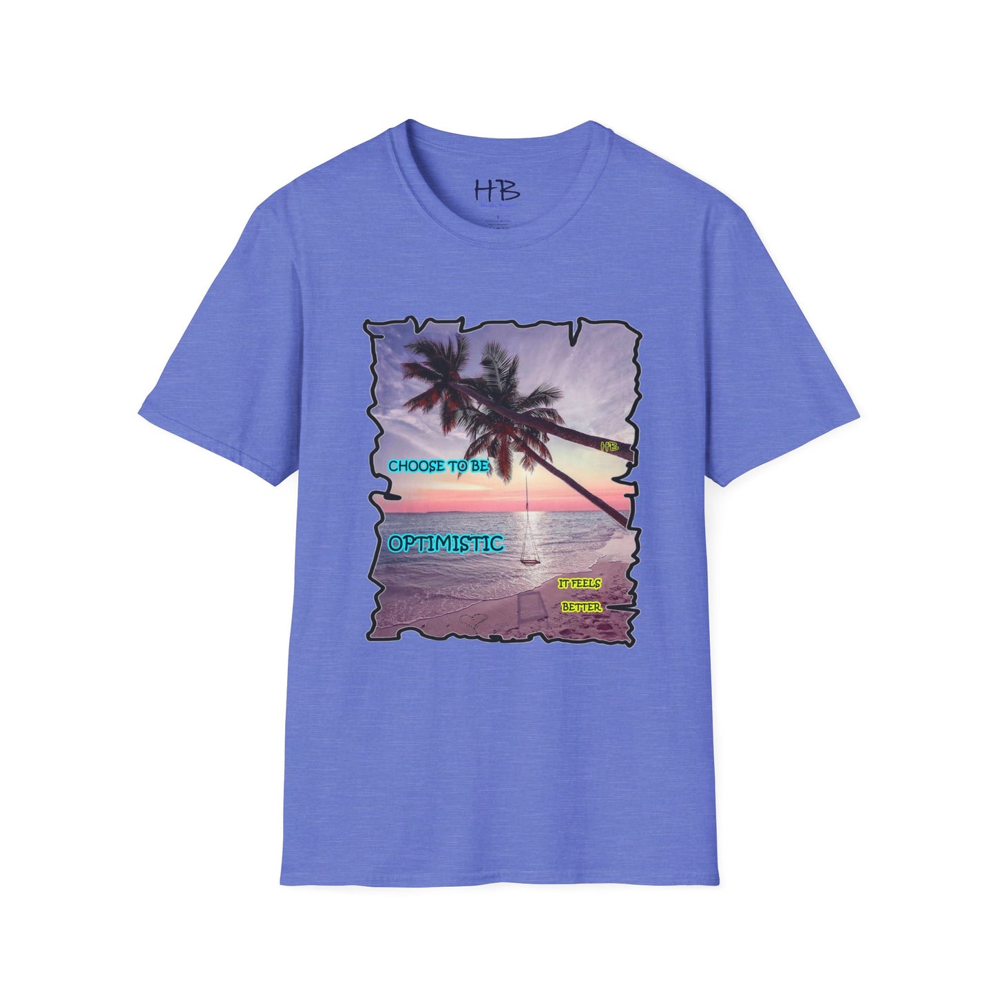 Embrace the Radiant Sunset by Swinging Towards Positivity using The Power of Optimism:  Sandy Beach Serenity Nature's Beauty Unleashed using Optimism in Every Stitch on the Horizon