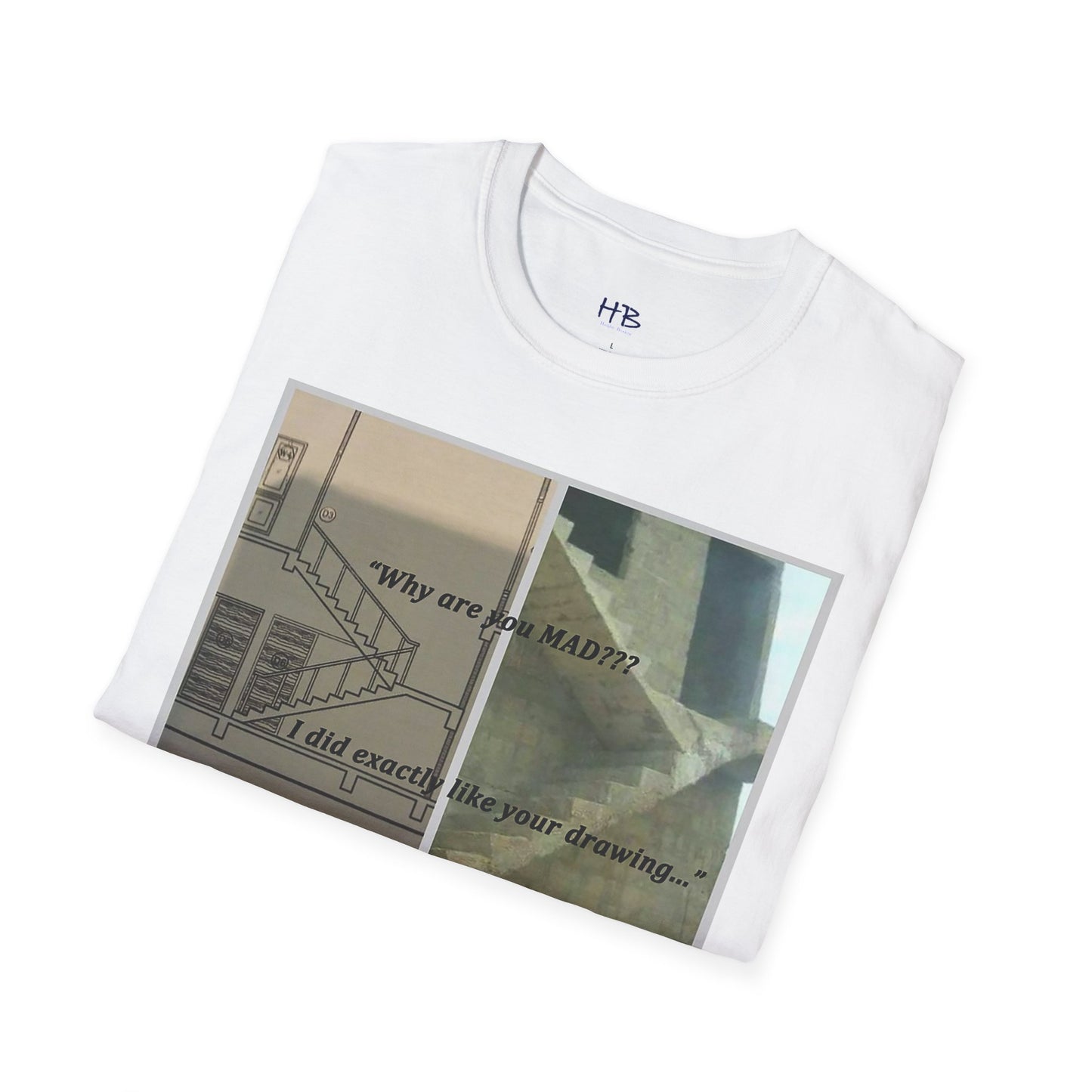 Comical Architectural Irony Stairs Sketch