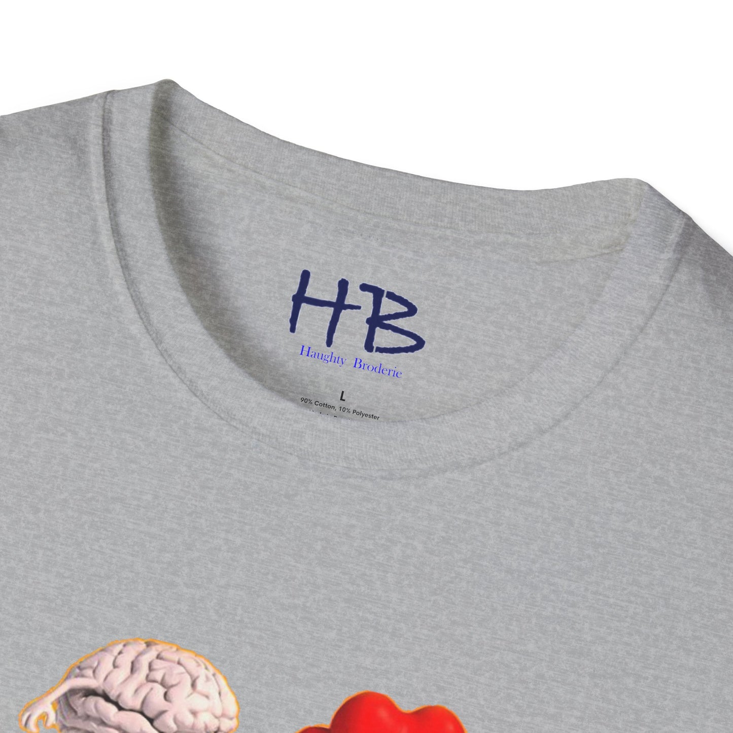 Embracing the Heart-Mind Connection: A Visual Reminder to Follow Your Heart with brain's logic