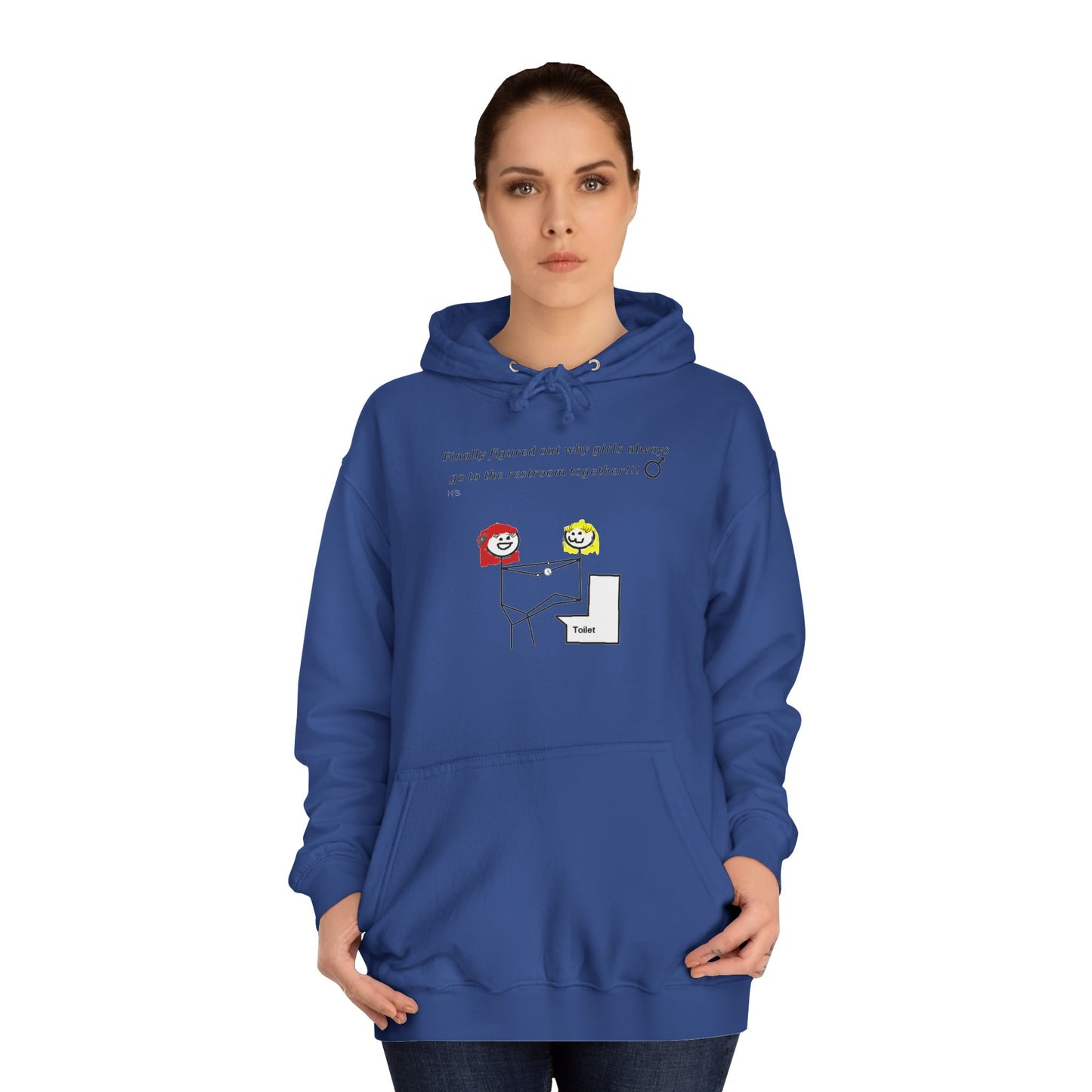 Get Yours Now -- Humorous Restroom Companions Revelations (Hoodie - Cozy and Durable)