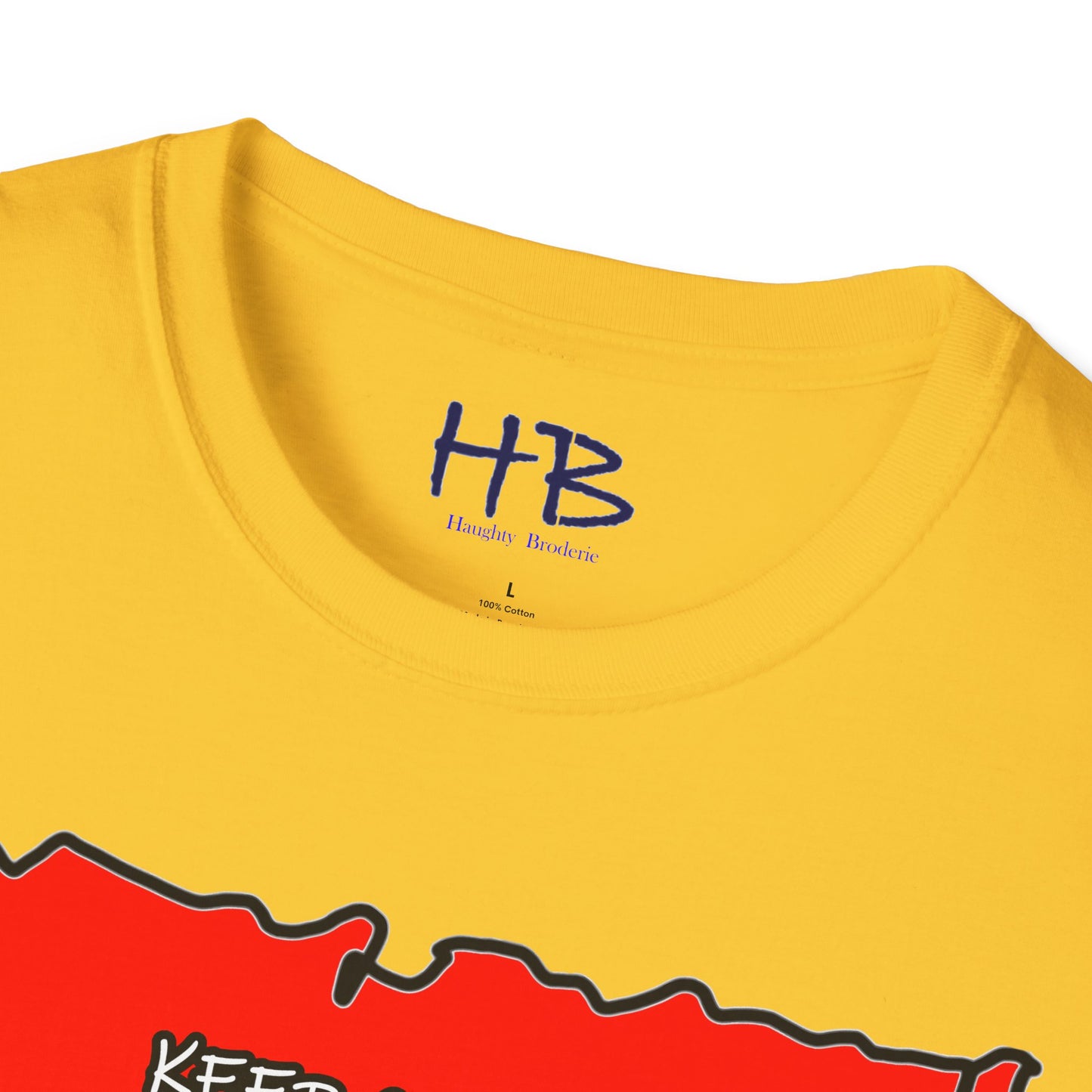 The Fearless Bold Red Attire with a Powerful Message; The 'NO' Declaration