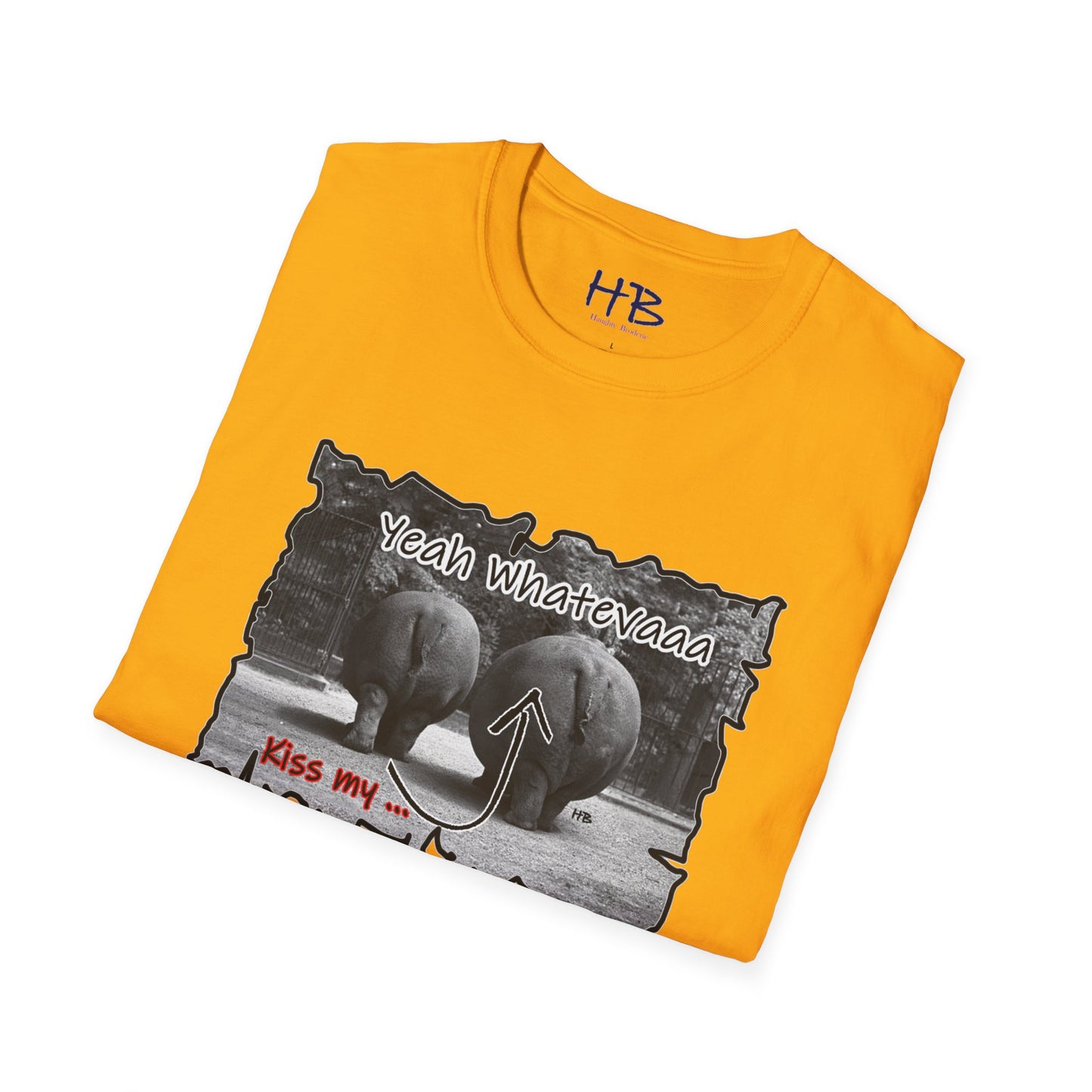 Humorous Whimsical Sarcastic Hippo Laugh-Inducing; Truth to be told to annoying people in your life