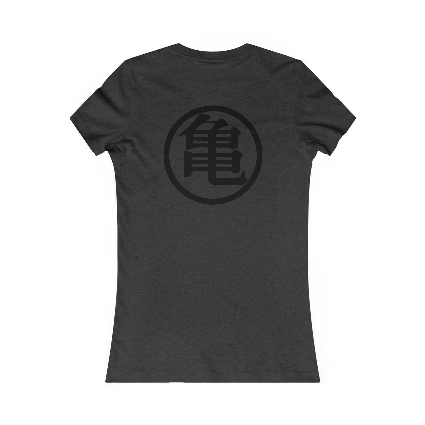 Japanese Superhero anime in black and white (Women - Premium Cotton Tee)