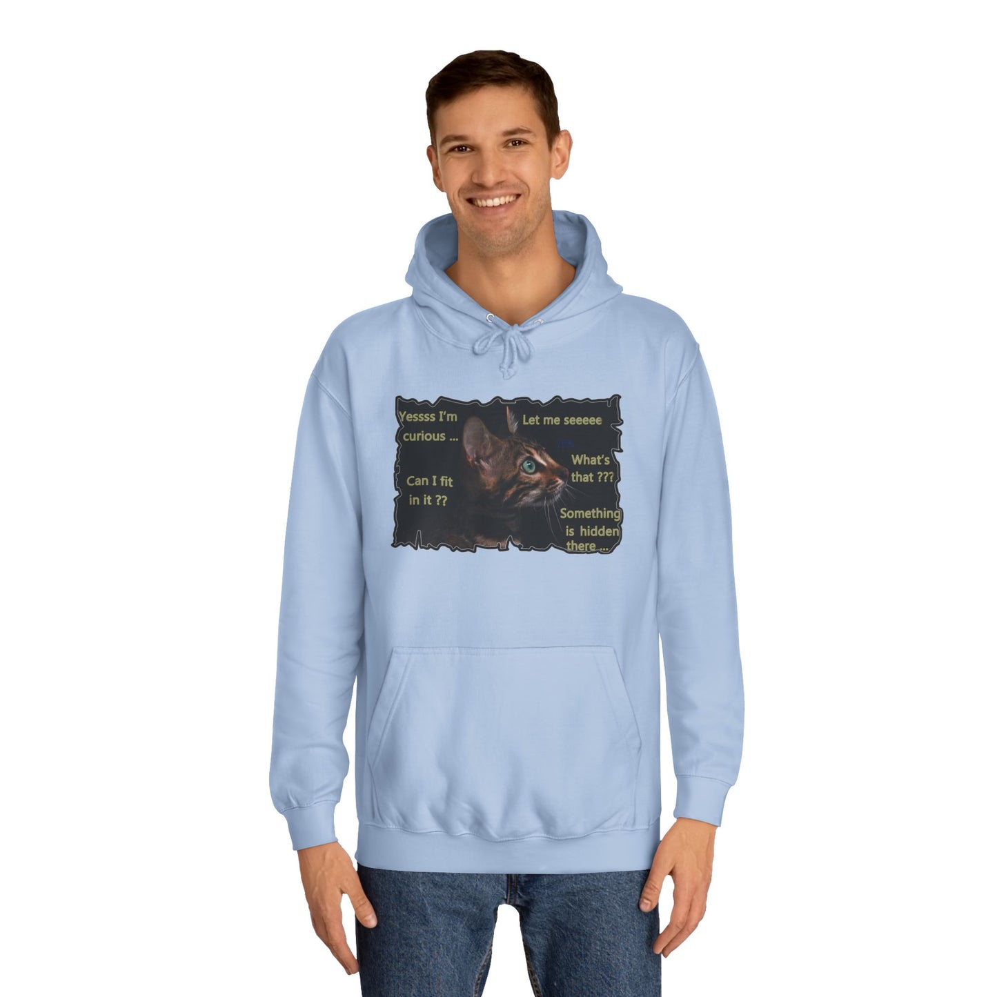 Get Yours Now -- Kitten curiosity and care free (Hoodie - Cozy and Durable)