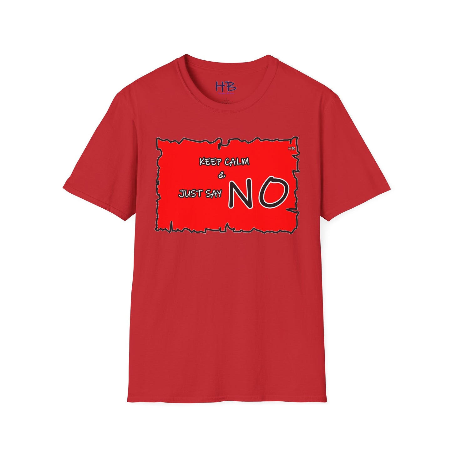 The Fearless Bold Red Attire with a Powerful Message; The 'NO' Declaration