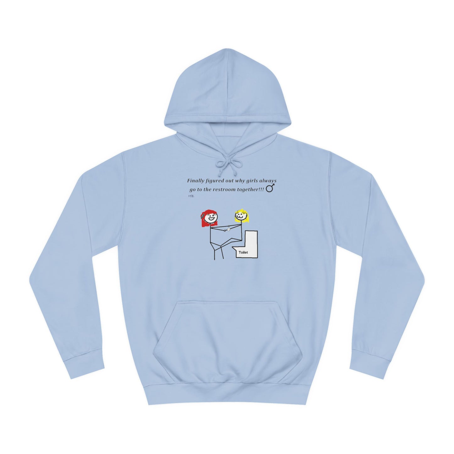 Get Yours Now -- Humorous Restroom Companions Revelations (Hoodie - Cozy and Durable)