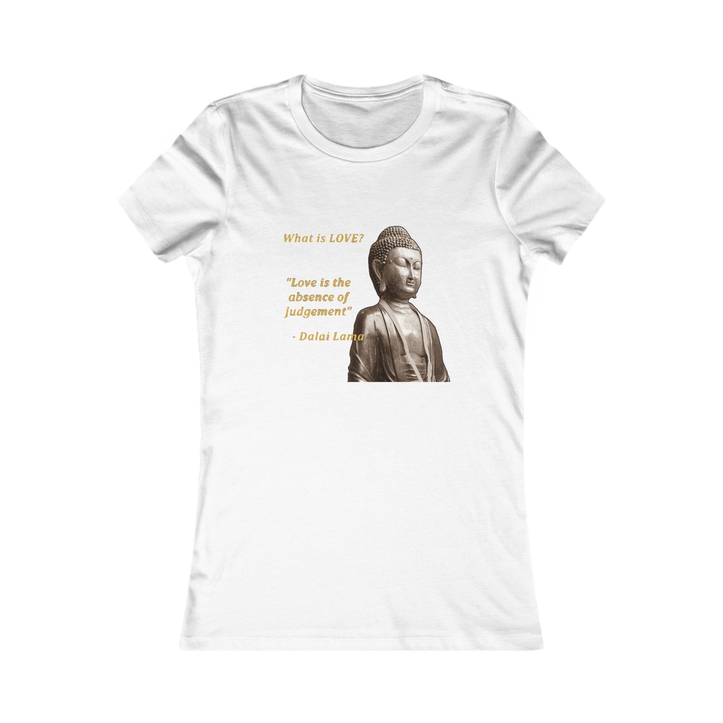 Love is the absence of jugement  (Women - Premium Cotton Tee)