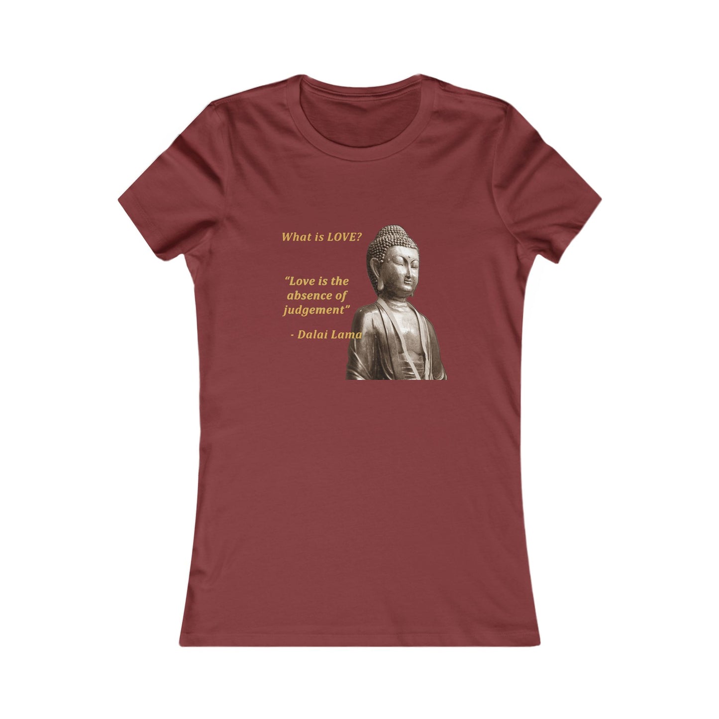 Love is the absence of jugement  (Women - Premium Cotton Tee)