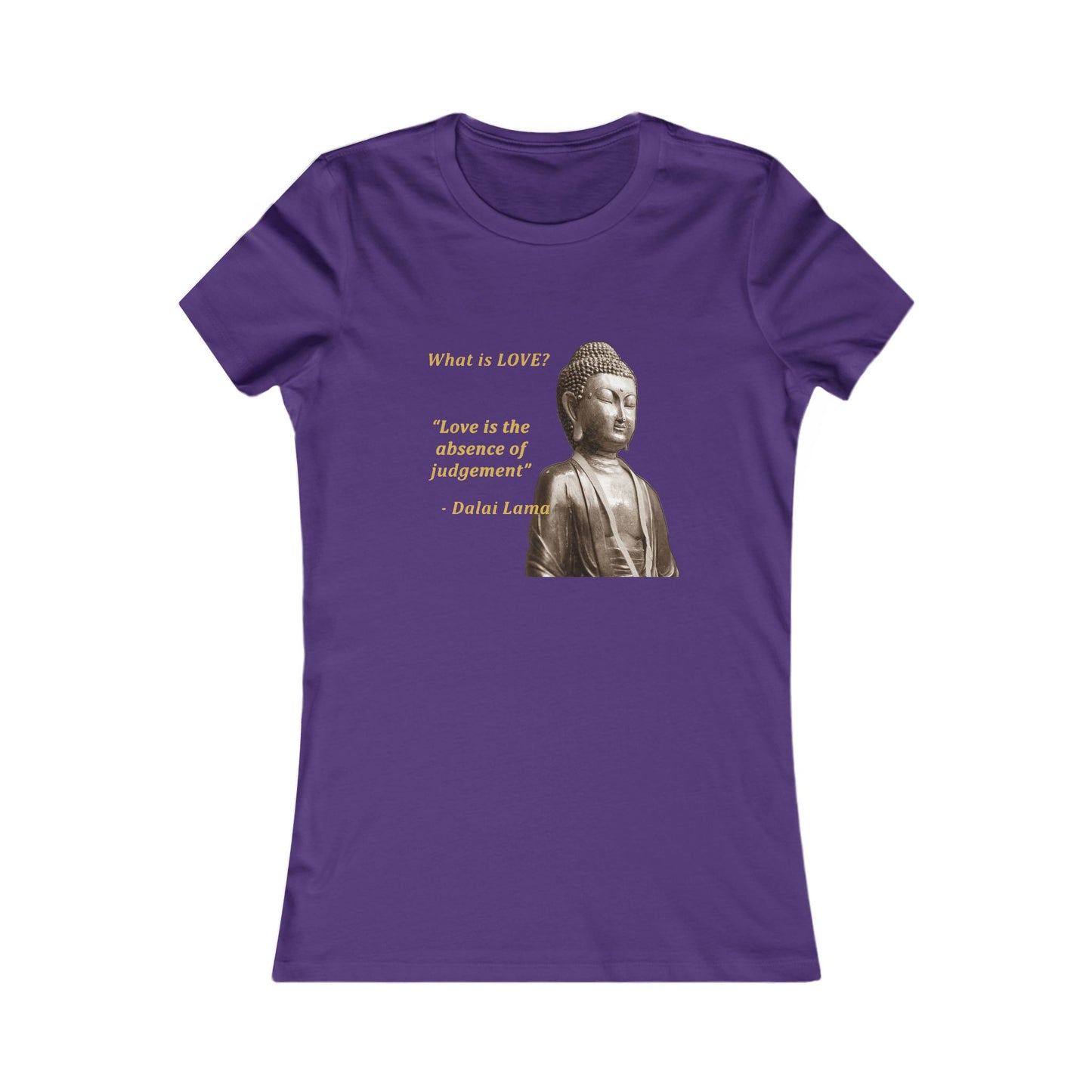Love is the absence of jugement  (Women - Premium Cotton Tee)