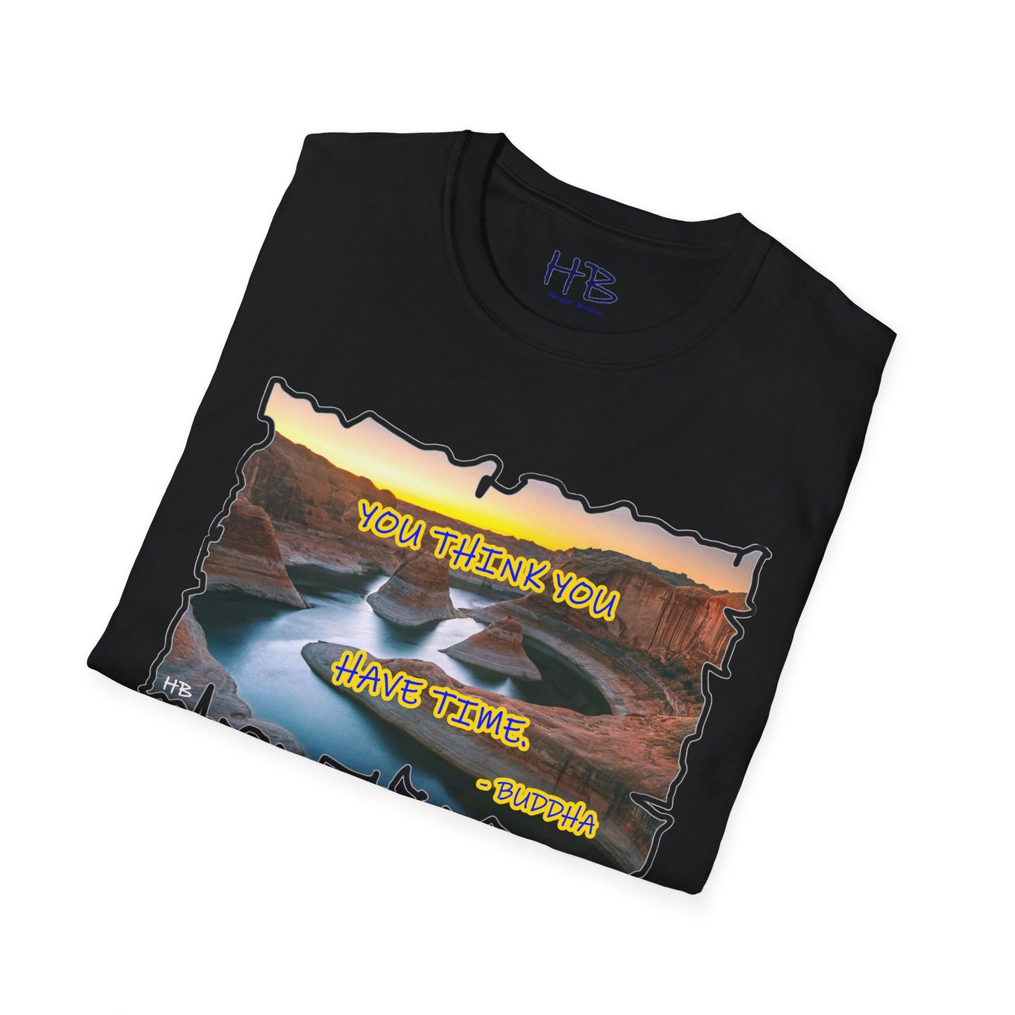 Buddha's Timeless Horizon Harmony; Philosophical Mirage Ethereal Lake Sunset Discourse 9