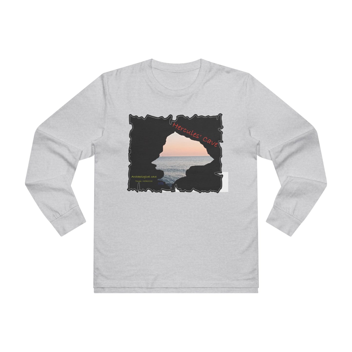 Tanger's Treasure Hercules' Cave Sunset (Men's Base Longsleeve Tee - All-Season Wear)