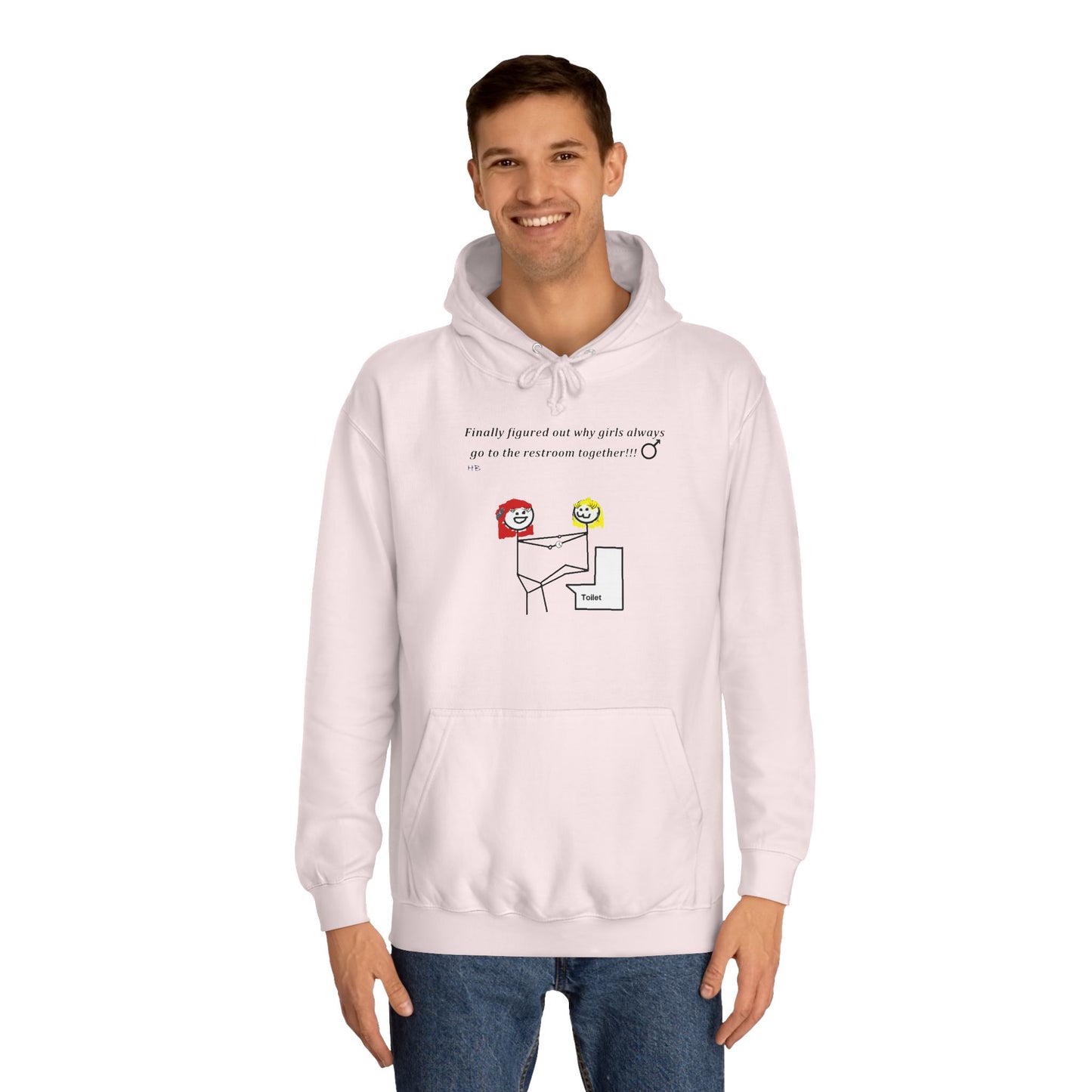 Get Yours Now -- Humorous Restroom Companions Revelations (Hoodie - Cozy and Durable)