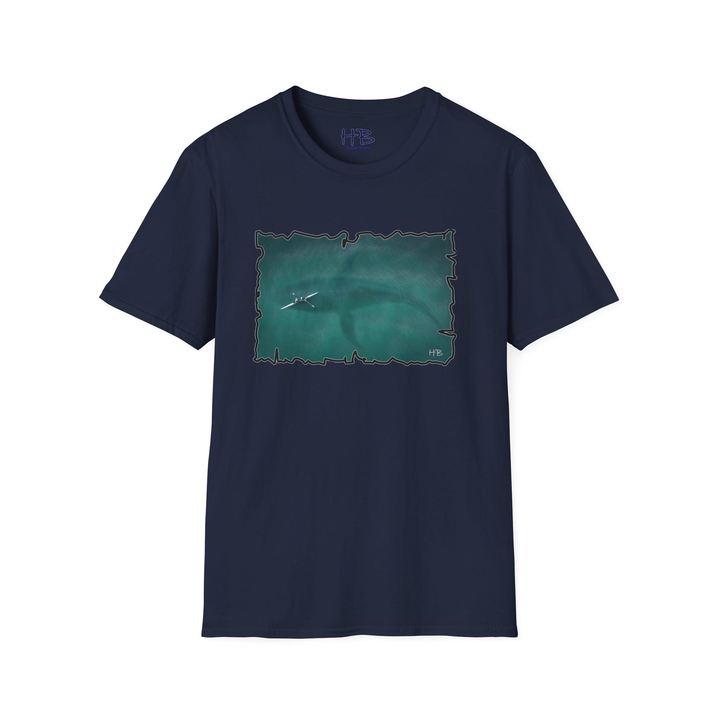 Whale's Shadow: A Harmony Between Worlds Tee Shirt