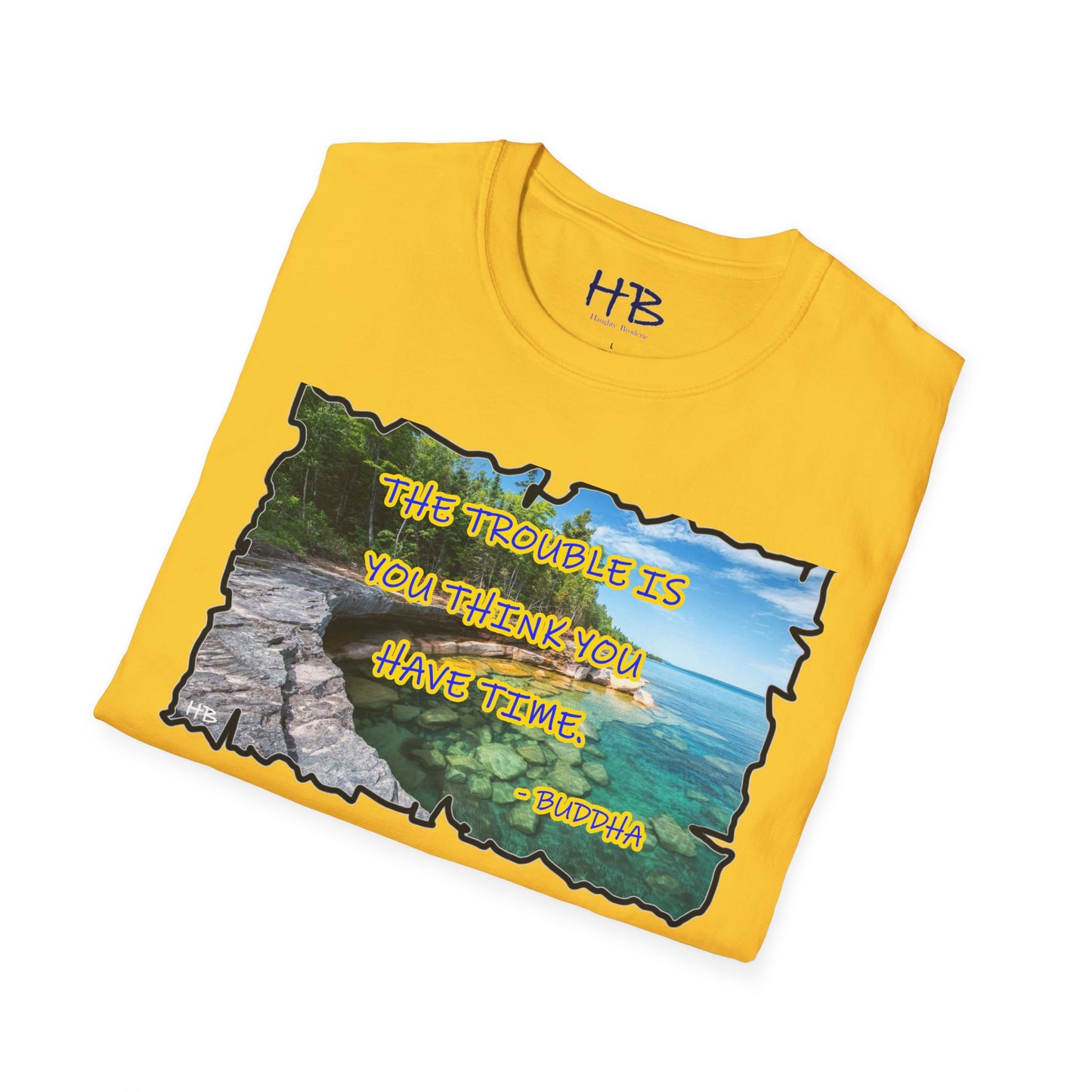 Buddha's Timeless Horizon Harmony; Philosophical Mirage Ethereal Lake Sunset Discourse 6