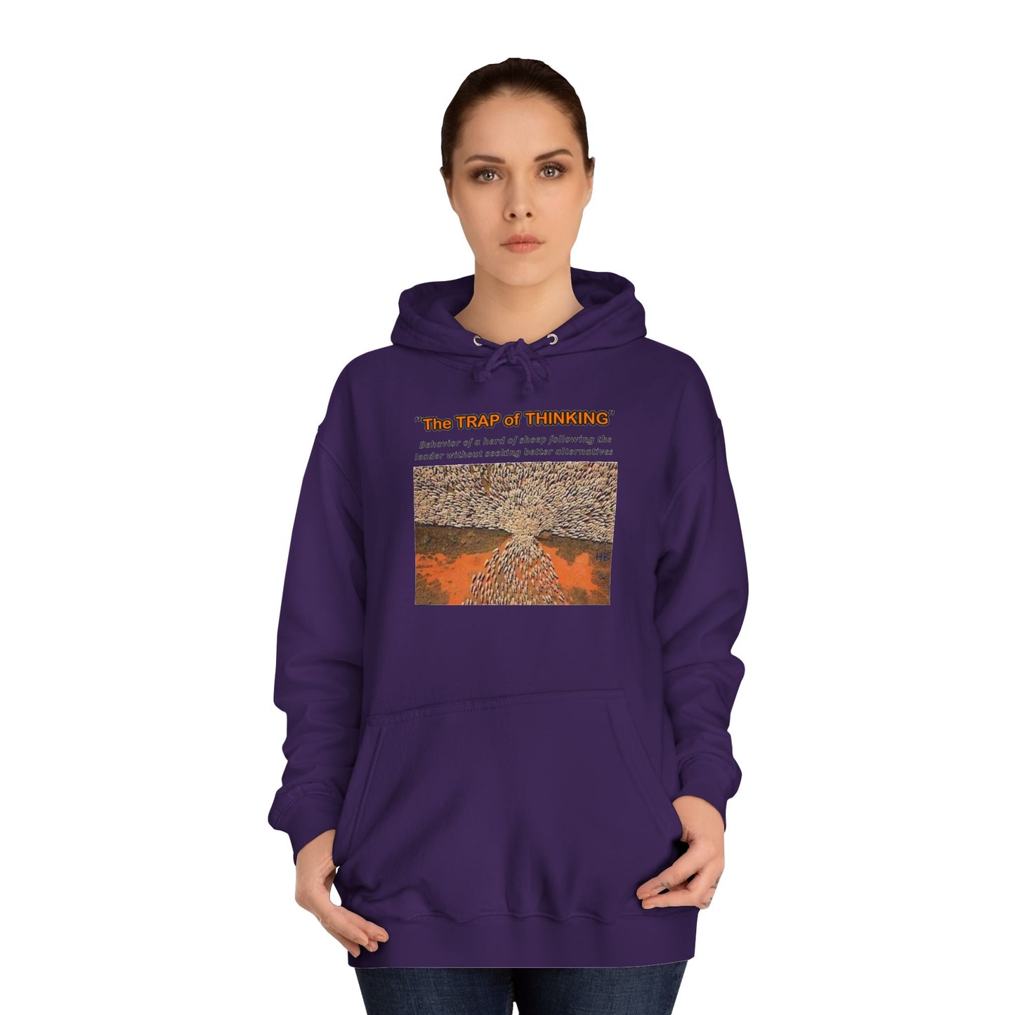 Thought-Provoking Independent Thinker (Hoodie - Cozy and Durable)