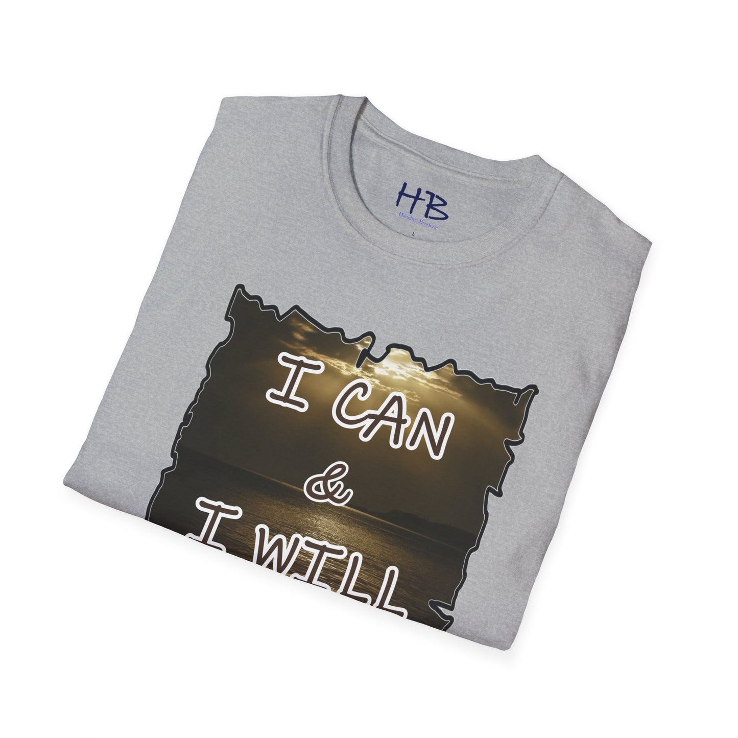 Unleashing the Empowering Emblem Inner Champion: Radiate Determination with Inspirational Style "I CAN & I WILL"