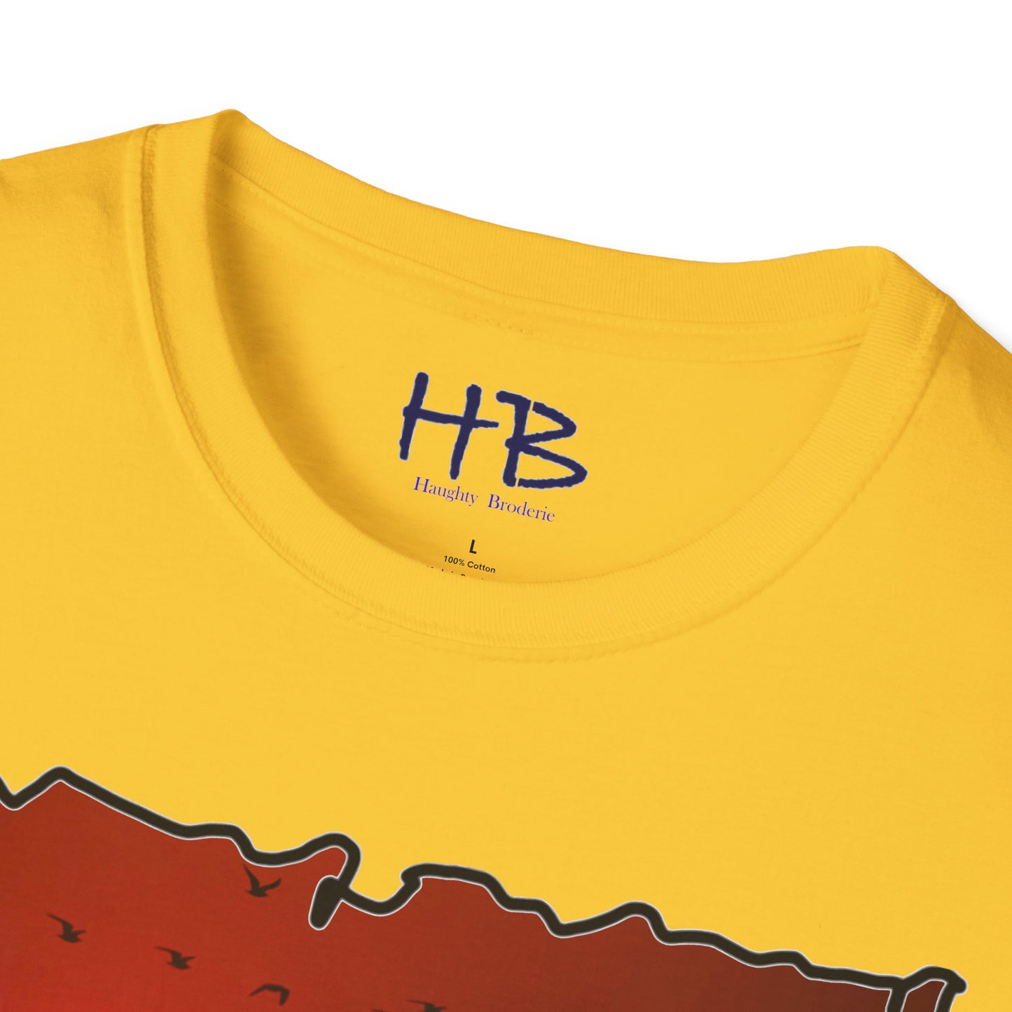 Avian Symphony in a Orange Odyssey; Moonlit Migration in Dusk's Embrace