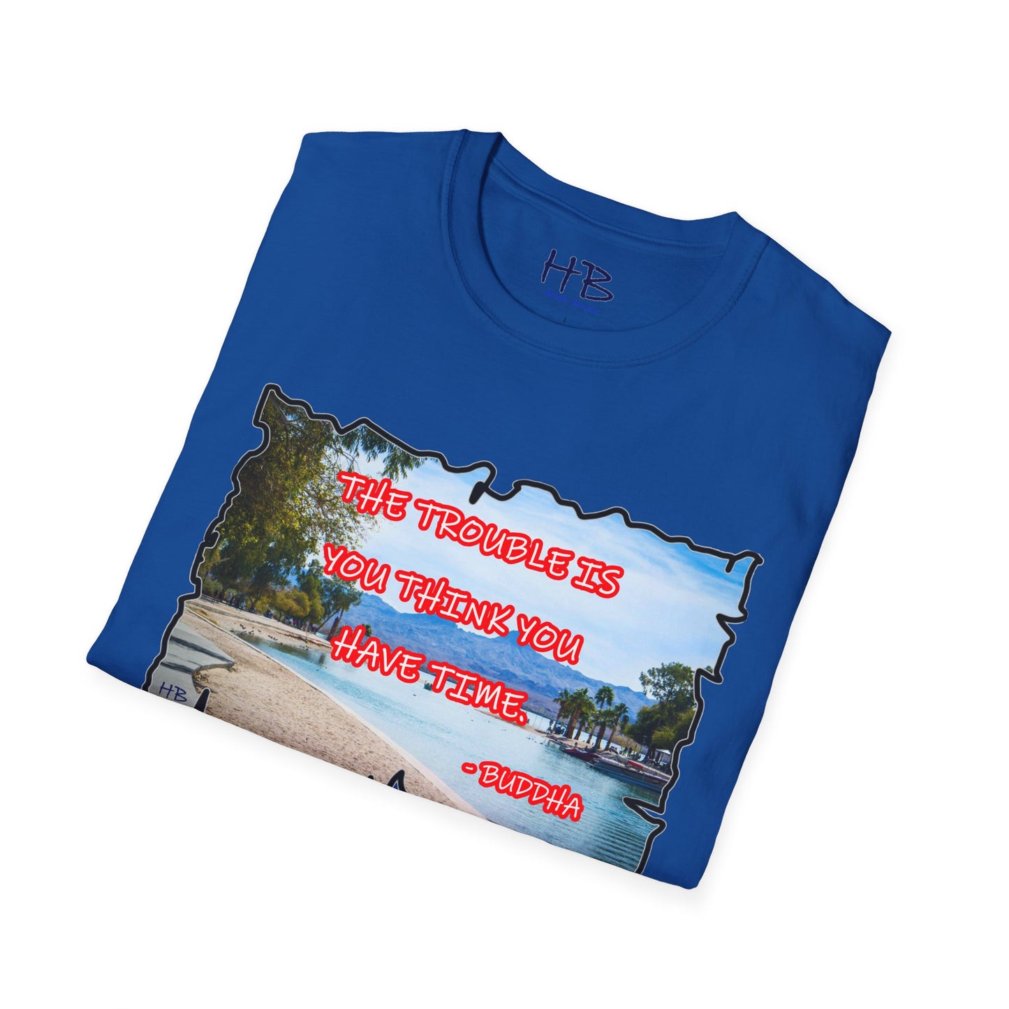 Buddha's Timeless Horizon Harmony; Philosophical Mirage Ethereal Lake Sunset Discourse 2