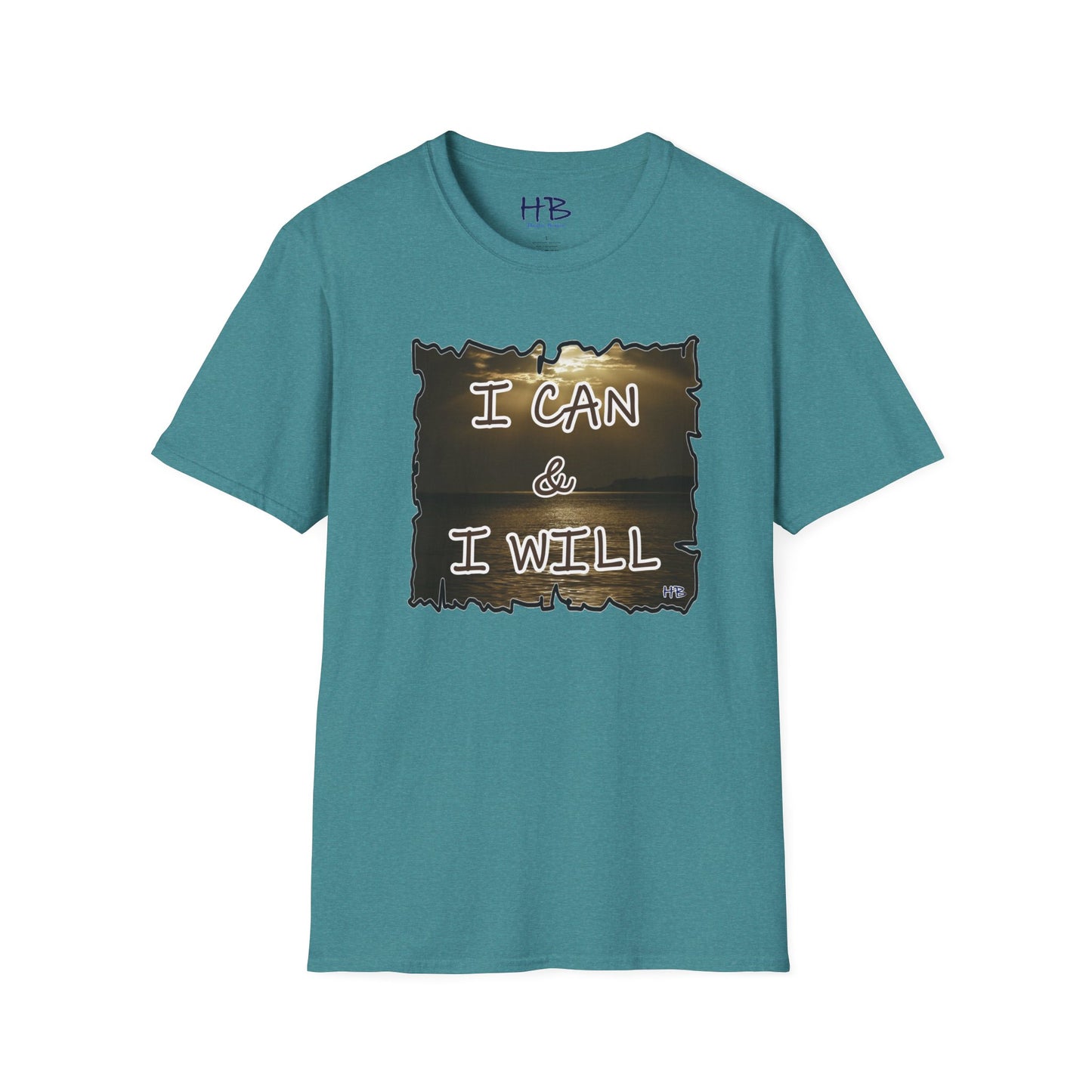 Unleashing the Empowering Emblem Inner Champion: Radiate Determination with Inspirational Style "I CAN & I WILL"